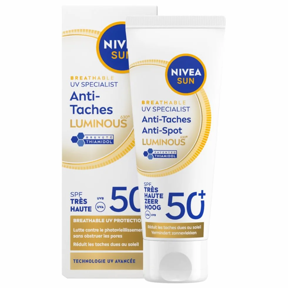 NIVEA SUN Fluide UV visage Luminous 630 FPS 50+ 40 ml Protection solaire anti taches