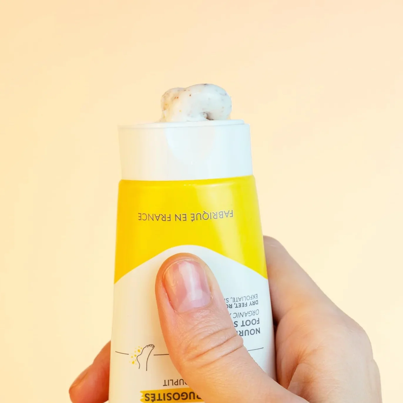 Alvadiem Gommage Pieds Nourrissant Exfoliant Anti-Rugosités Miel d'Acacia Bio Noyaux d'Olive 95% Naturel Lot de 2 x 75 ml