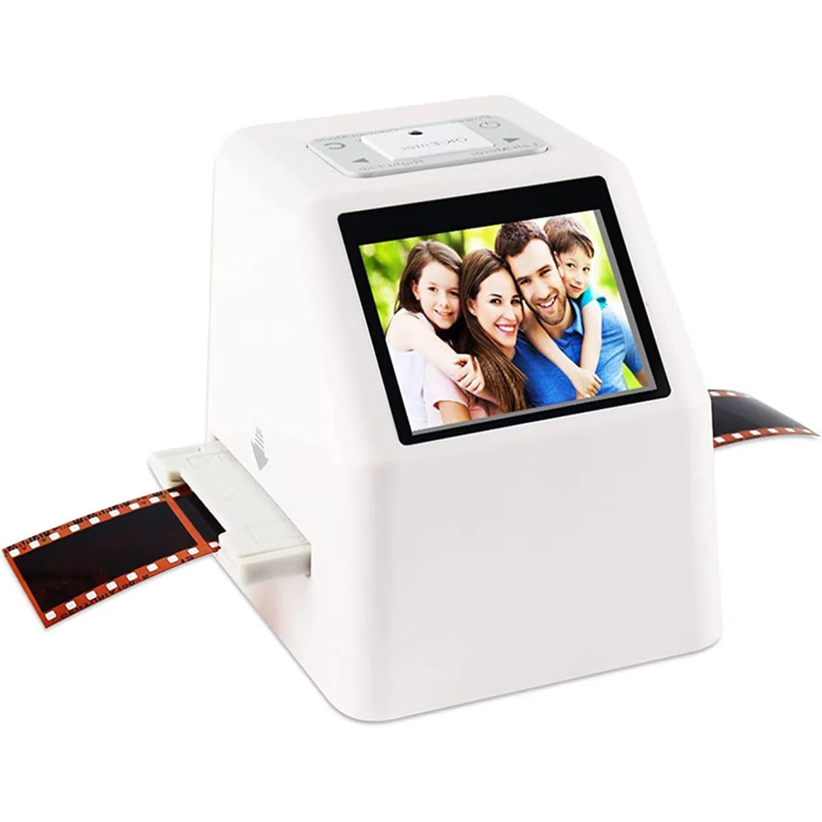 Scanner De Diapositives De Film Numérique, Scanner De Diapositives De Film, Avec Écran Lcd 2,4, Appareil Tout-En-Un Pour Numériser, Afficher, Modifier, Convertir Et Enregistrer, Plusieurs Langues Peu