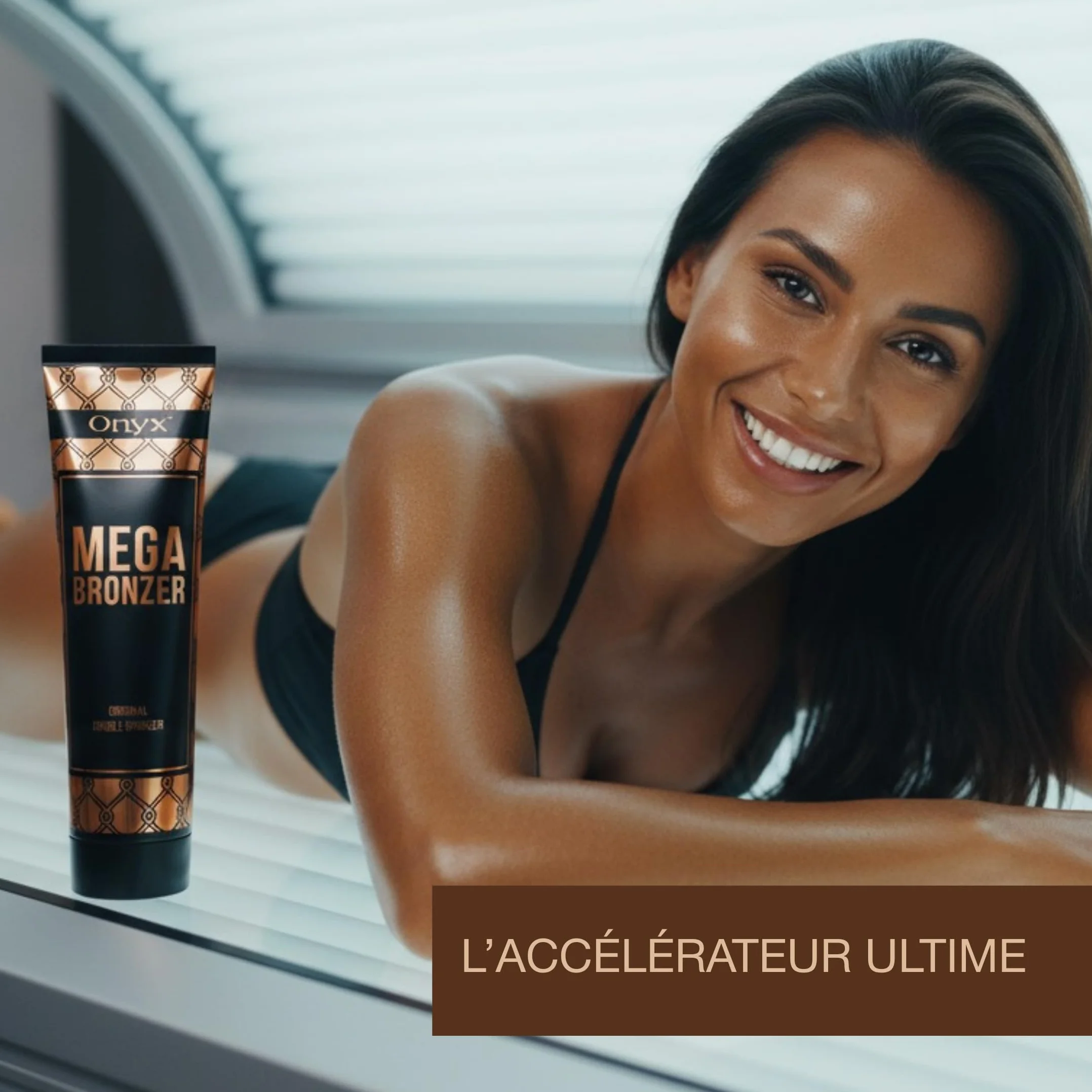 Lotion Bronzante pour Cabine UV avec DHA & Érythrulose, Bronzage Intense et Foncé, 150 ml