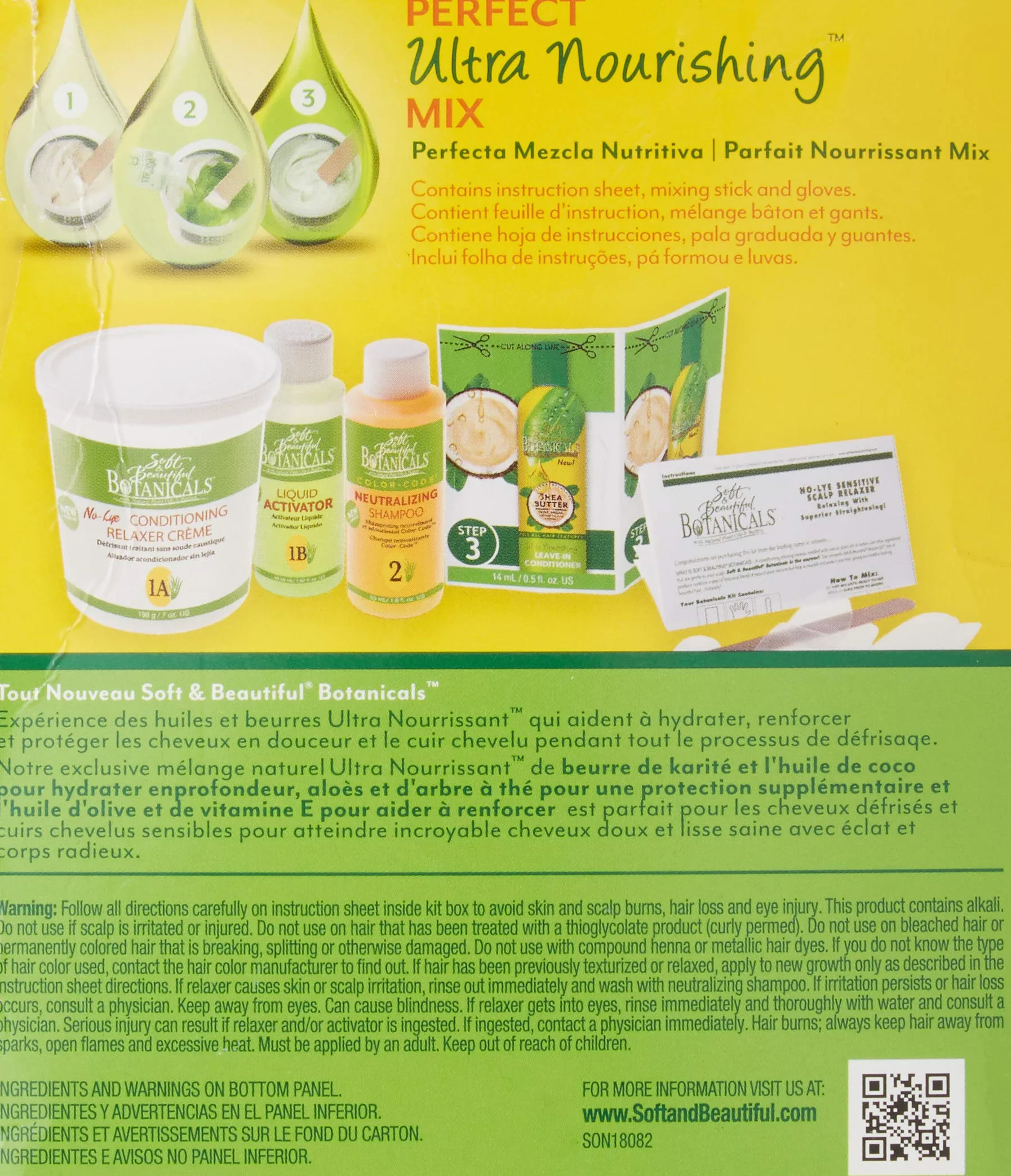 Soft & Belle Botanicals Relaxer Kit