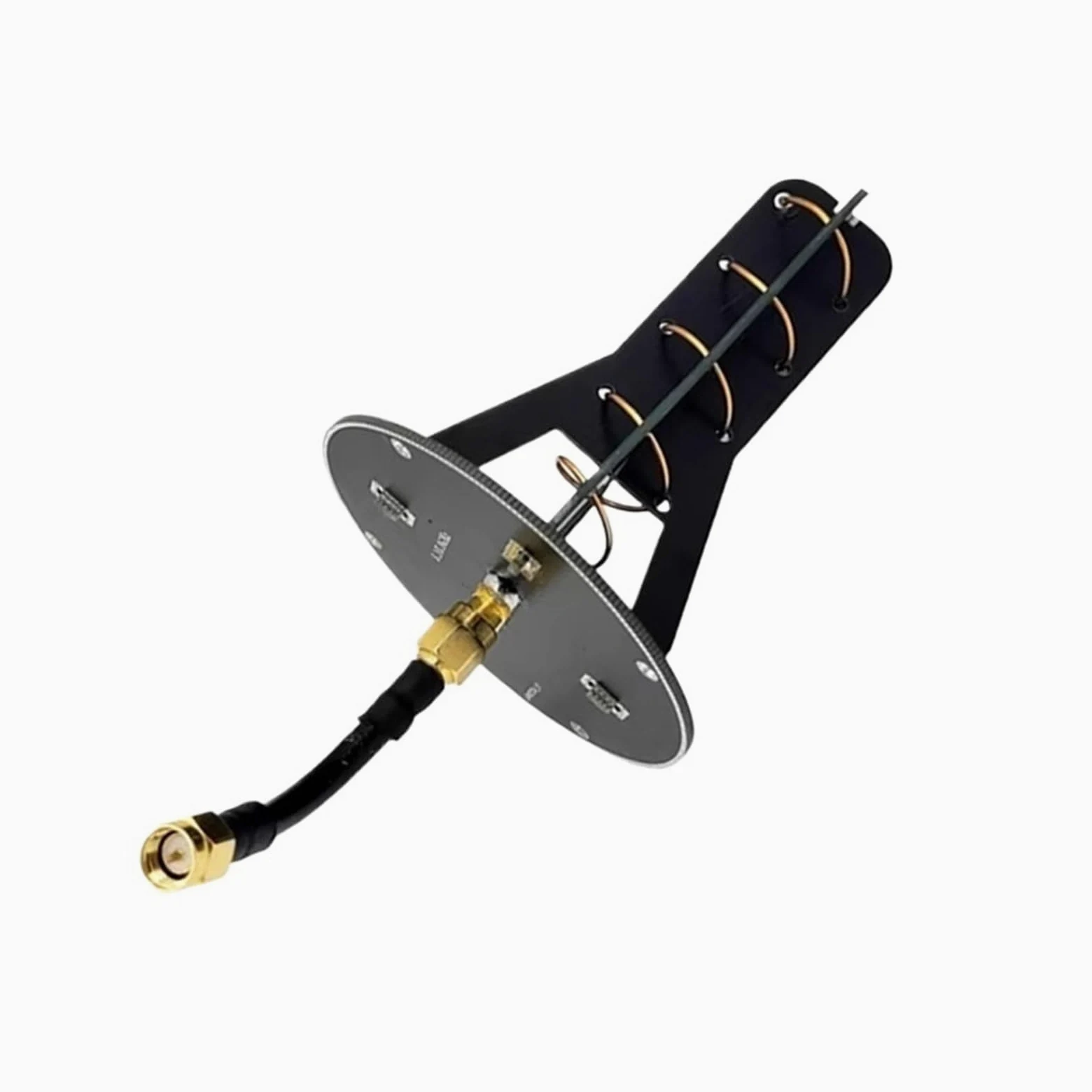 Antenne Directionnelle 5,8G 12,8 DBi SMA | Hélicoïdal à gain élevé, 5800MHz, longue portée, RP-SMA, compact, for drone RC(RHCP-SMA-M)