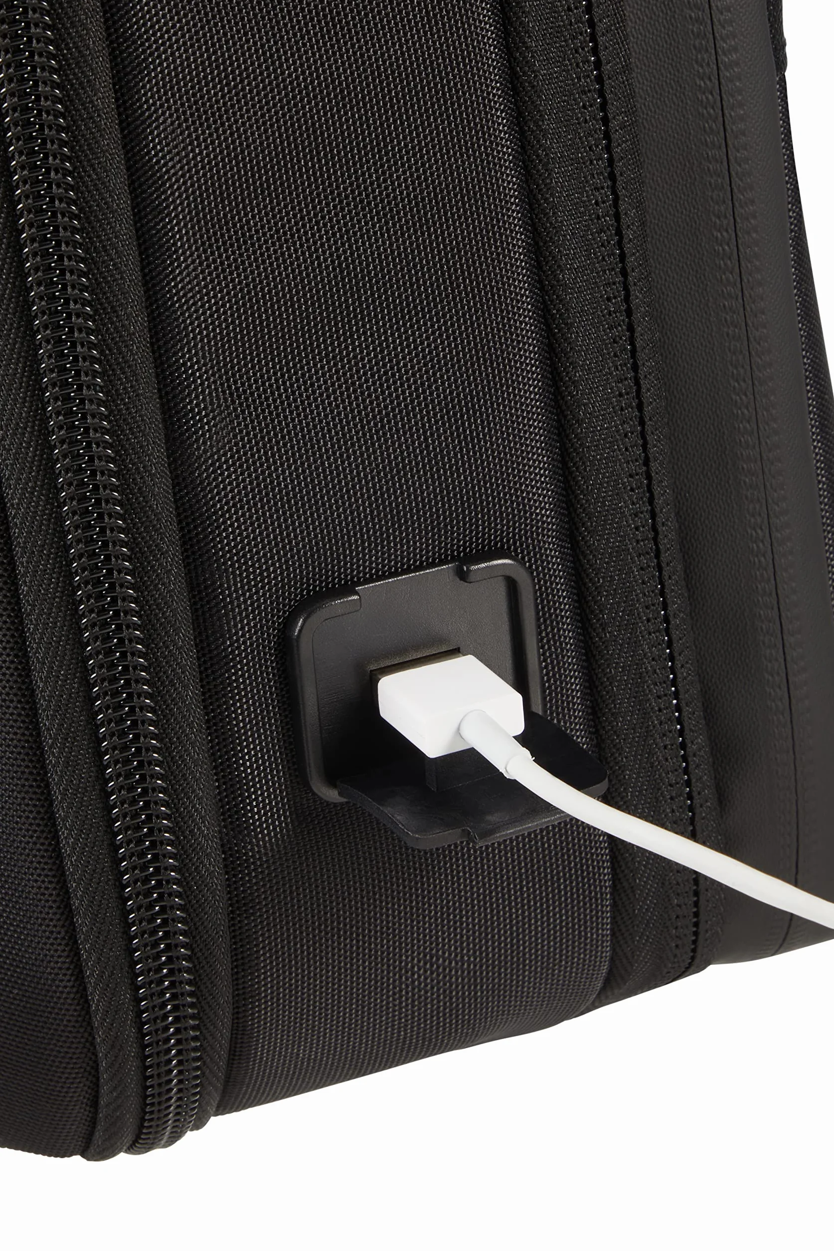 Samsonite LitePoint - Sac d'ordinateur portable extensible 15,6 pouces, 40,5 cm, 17,5/22 L, noir (noir)