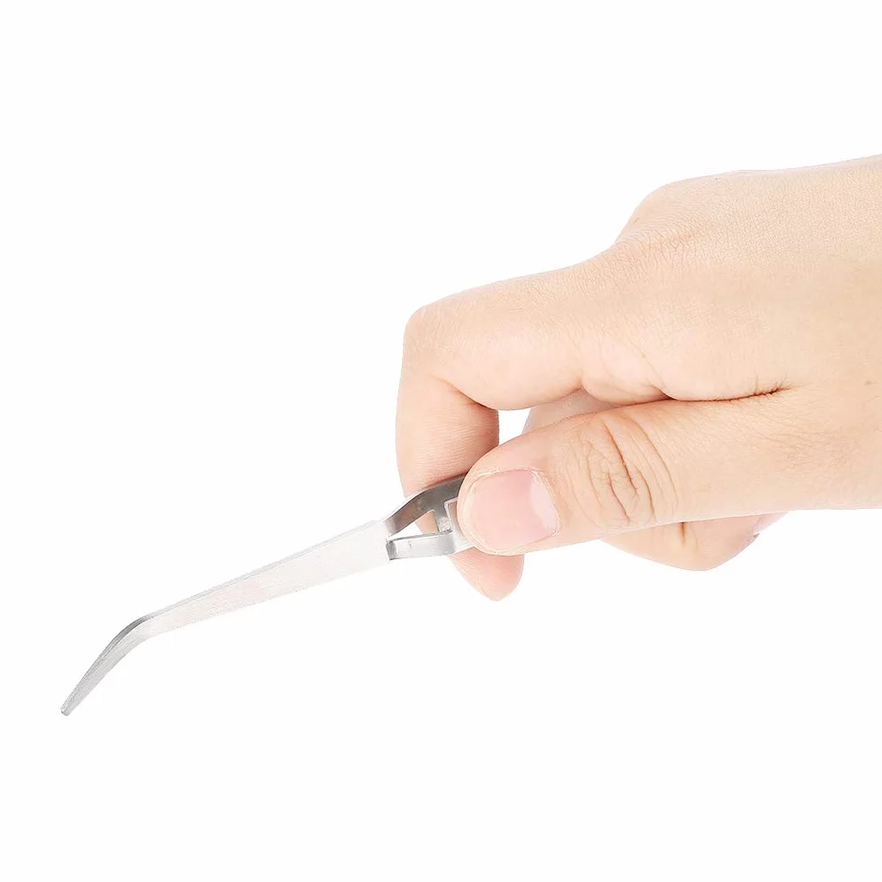 Pince à Pincher Classique en Acier Inox pour Ongles, Outil Nail Art Manucure Pédicure