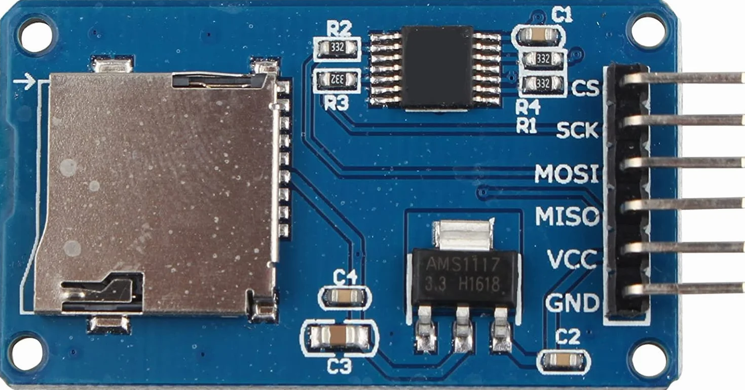 Lecteur Carte Mémoire Micro SD TF Shield Module de Lecture Écriture Compatible Arduino Raspberry Pi