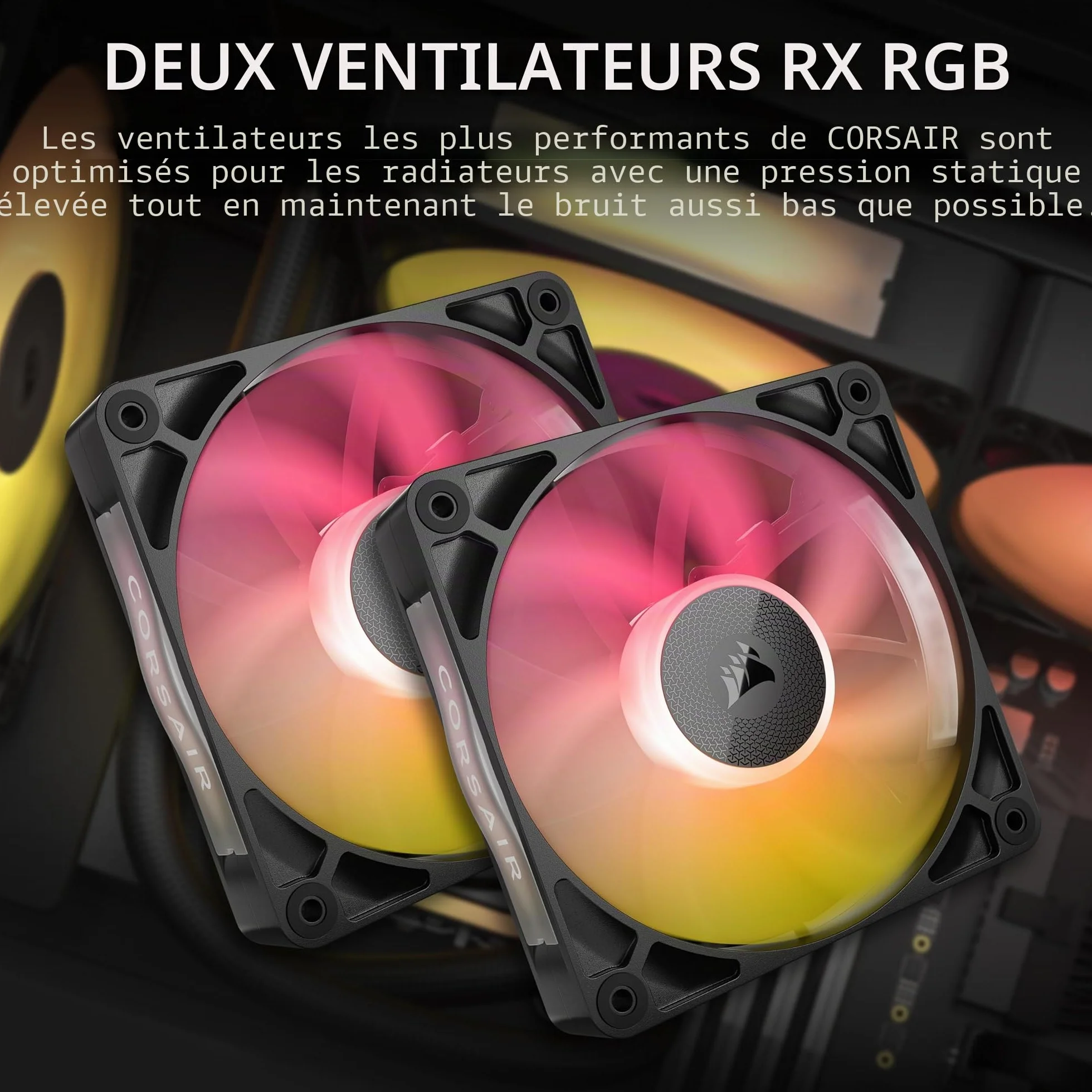 CORSAIR iCUE Link Titan 240 RX RGB AIO Refroidisseur Liquide CPU 240mm Noir
