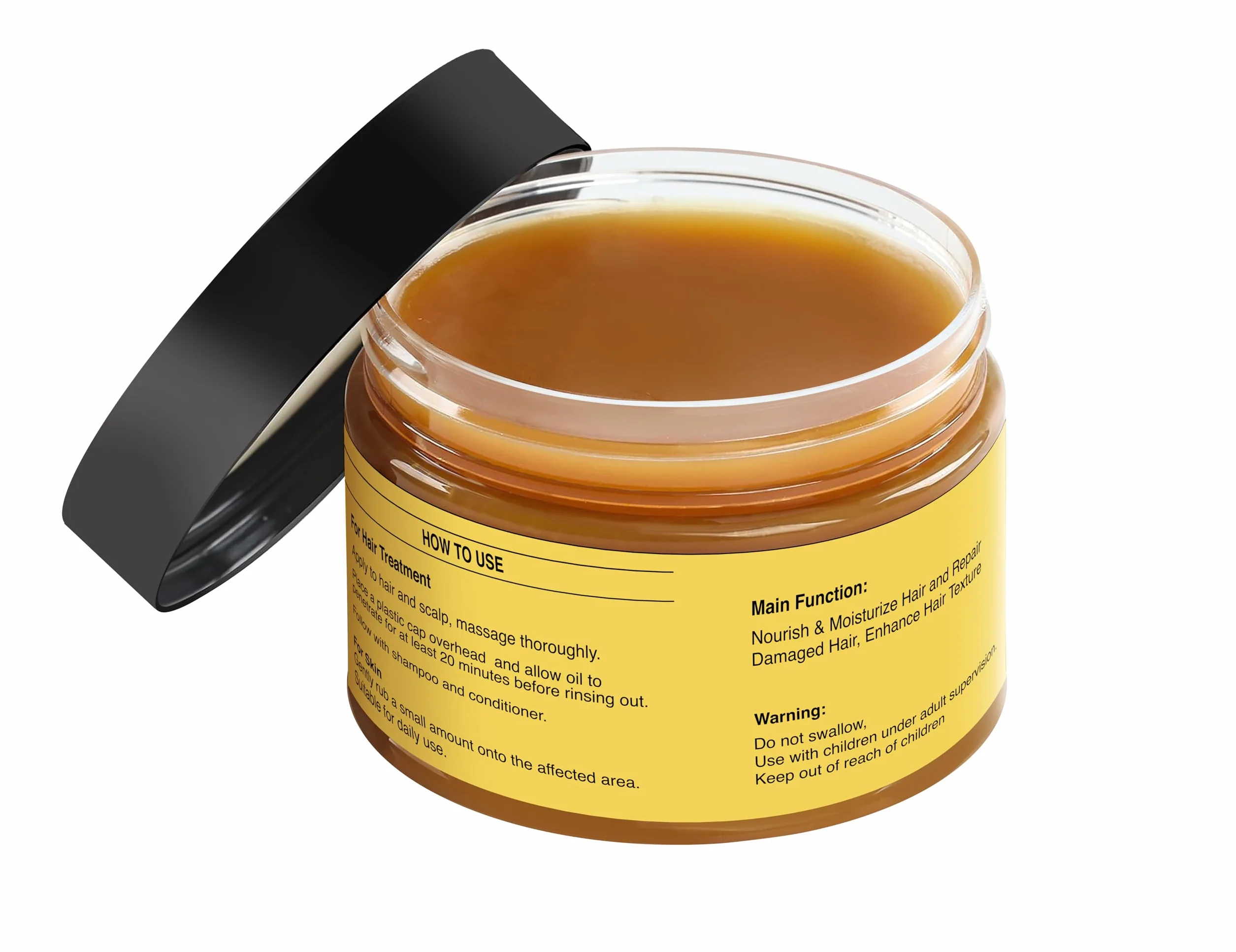 Huile de batana du Honduras 156 ml 100% naturelle pour cheveux et cuir chevelu