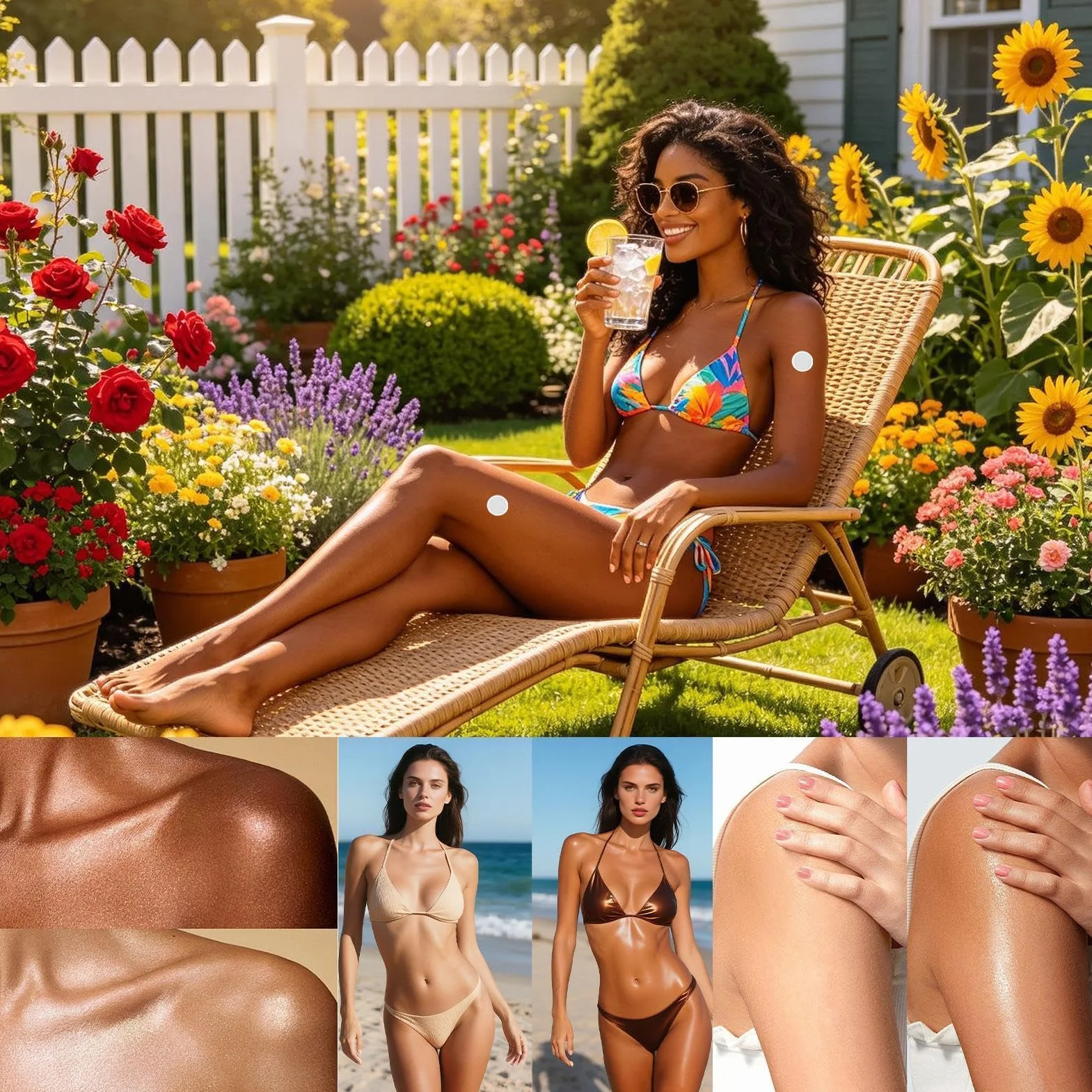 Patchs Autobronzants Glow Micro-needle Lot De 14, Sun-free, Ingrédients Naturels, Sans Soleil