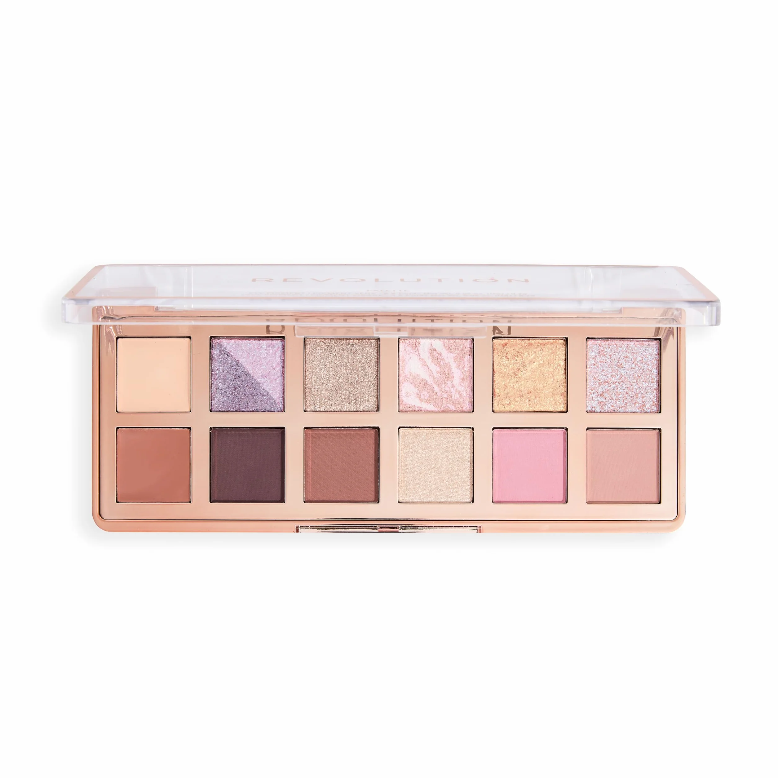 Makeup Revolution Palette d'Ombres à Paupières The True Icon Bronze 12 Teintes Mélangeables