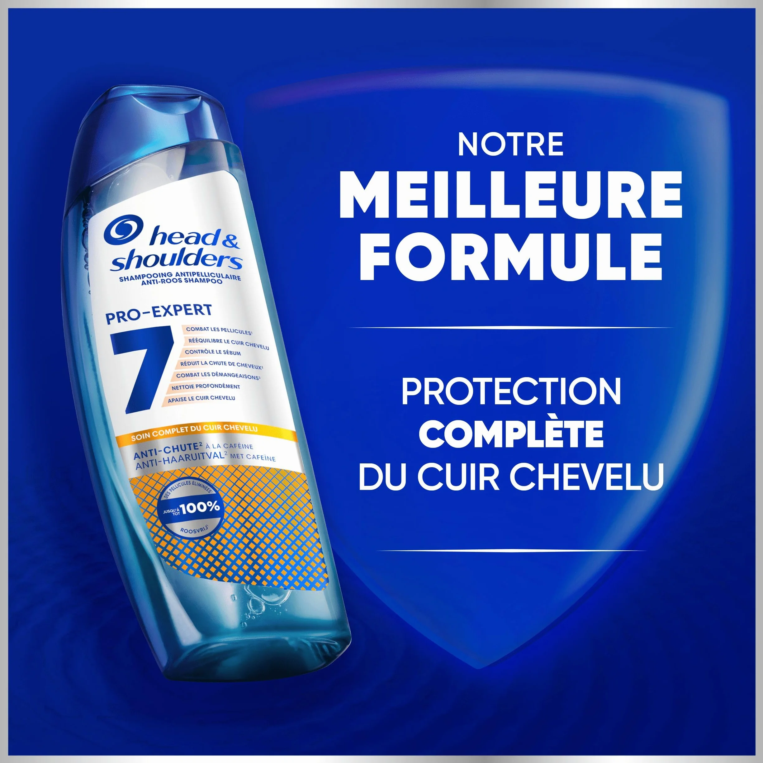 Head & Shoulders Pro-Expert 7 Shampoing Antipelliculaire Anti-chute À La Caféine 6x250ml