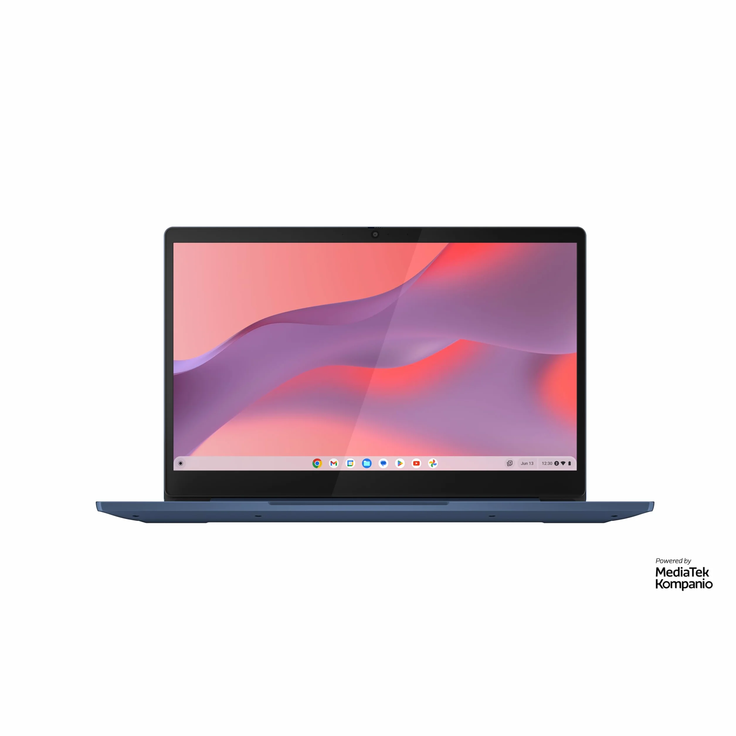 Lenovo IdeaPad Slim 3 Chromebook 14M868 Ordinateur Portable 14'' FHD MediaTek Kompanio 520 RAM 4Go SSD 64Go Clavier AZERTY Français Bleu