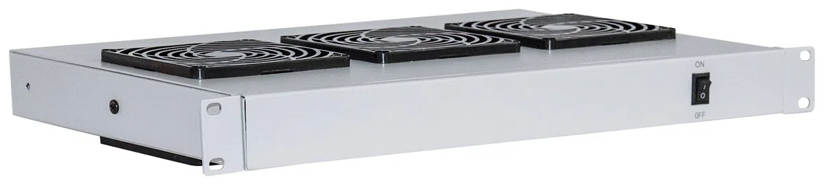 Intellinet - RacK-L?ftereinsatz - Mit 3 Cooling Fans - Wechselstrom 220/240 V - Grau, Ral 7035 - 1u - 48.3 Cm (19")