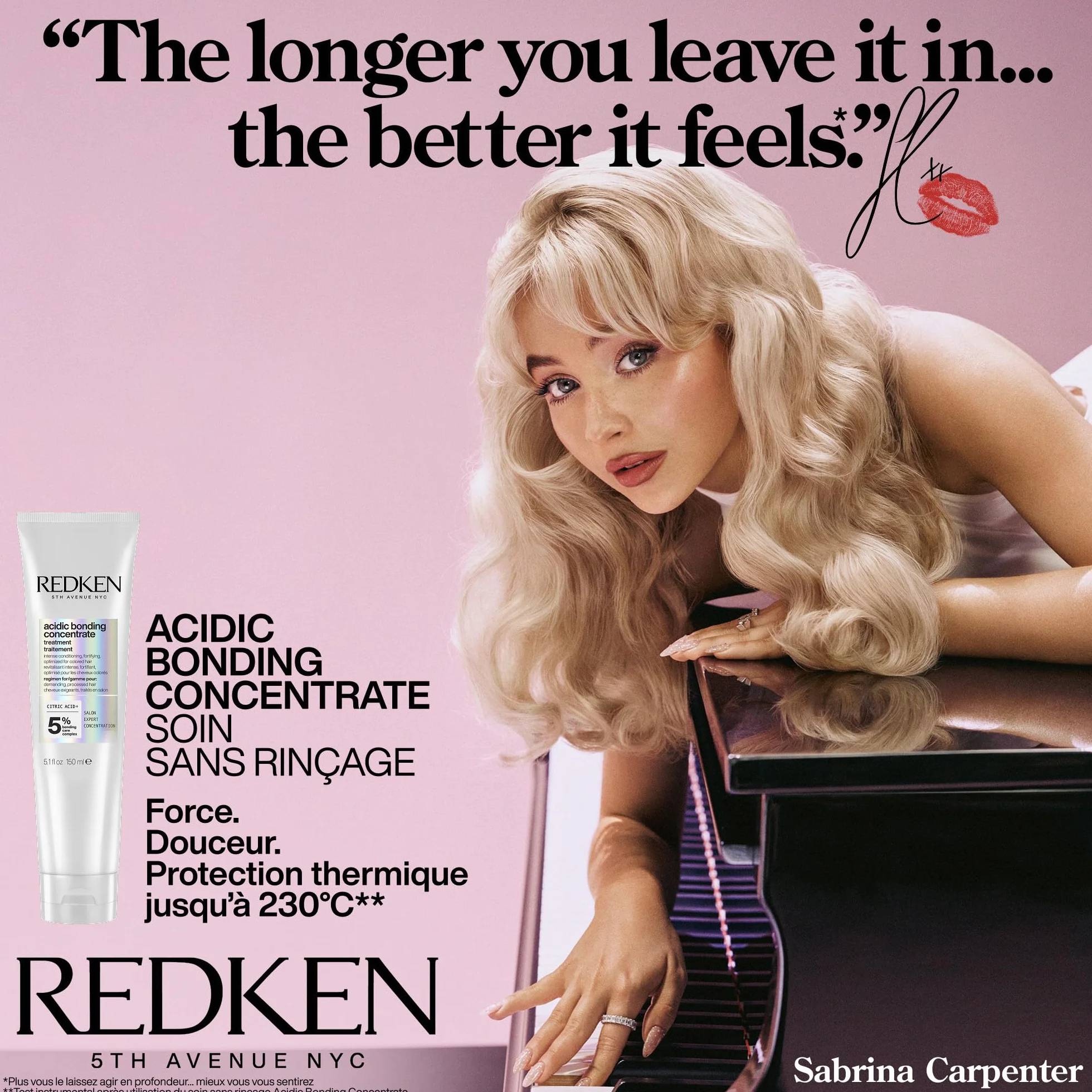 REDKEN Soin Sans Rinçage Réparateur Thermo-Protecteur Cheveux Abîmés Acidic Bonding Concentrate
