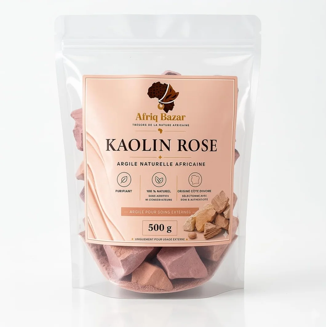 Kaolin Rose parfumé Argile Naturelle