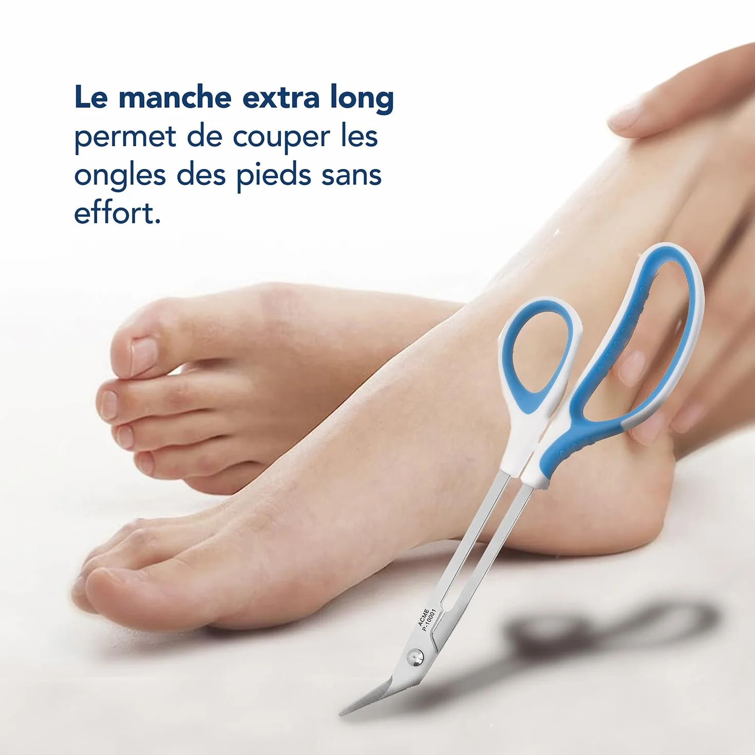 Ciseaux pour ongles avec poignée extra longue
