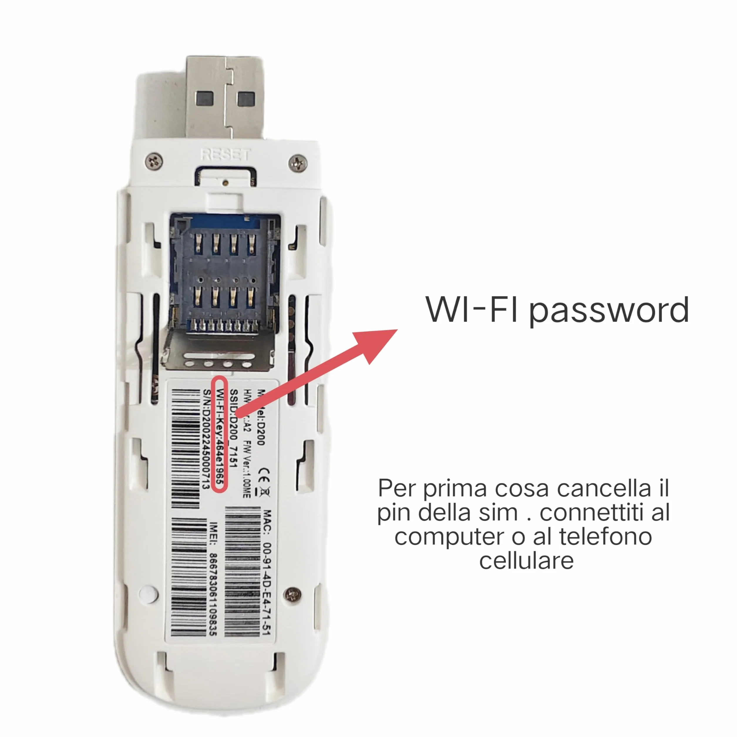 Clé Internet 4G LTE USB WiFi avec Modem sans Fil CAT4 150Mbps Alternative ADSL
