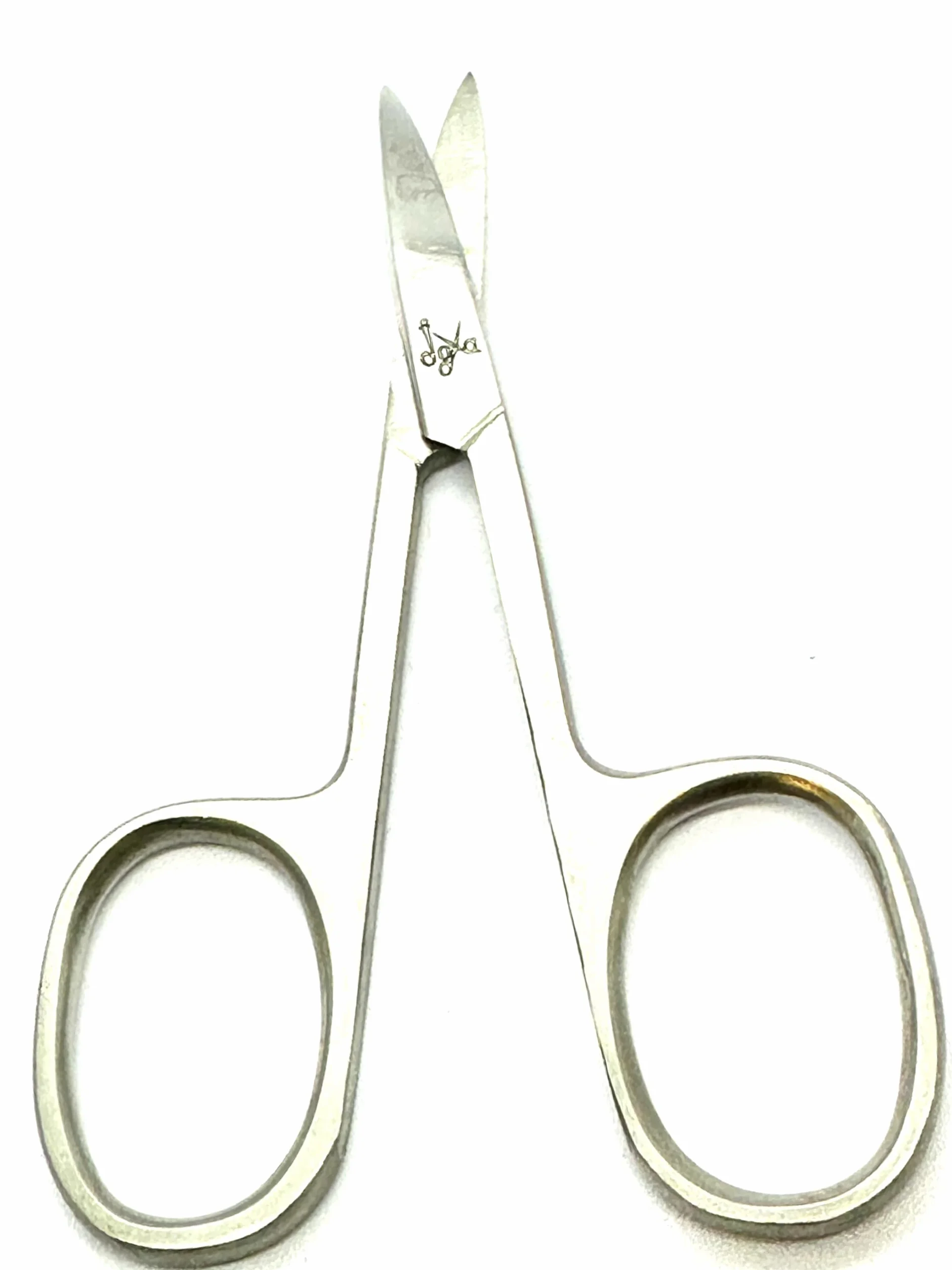 JOYA Ciseaux professionnels pour ongles acier inoxydable courbe extra tranchante petite taille