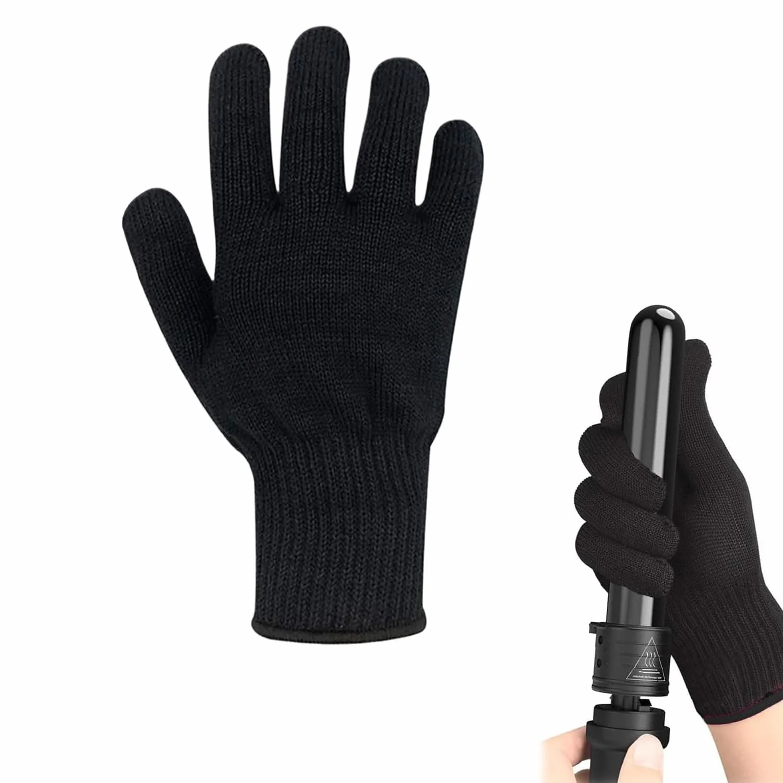 Gants professionnels résistants à la chaleur, Protection Anti-Brûlure pour Coiffure