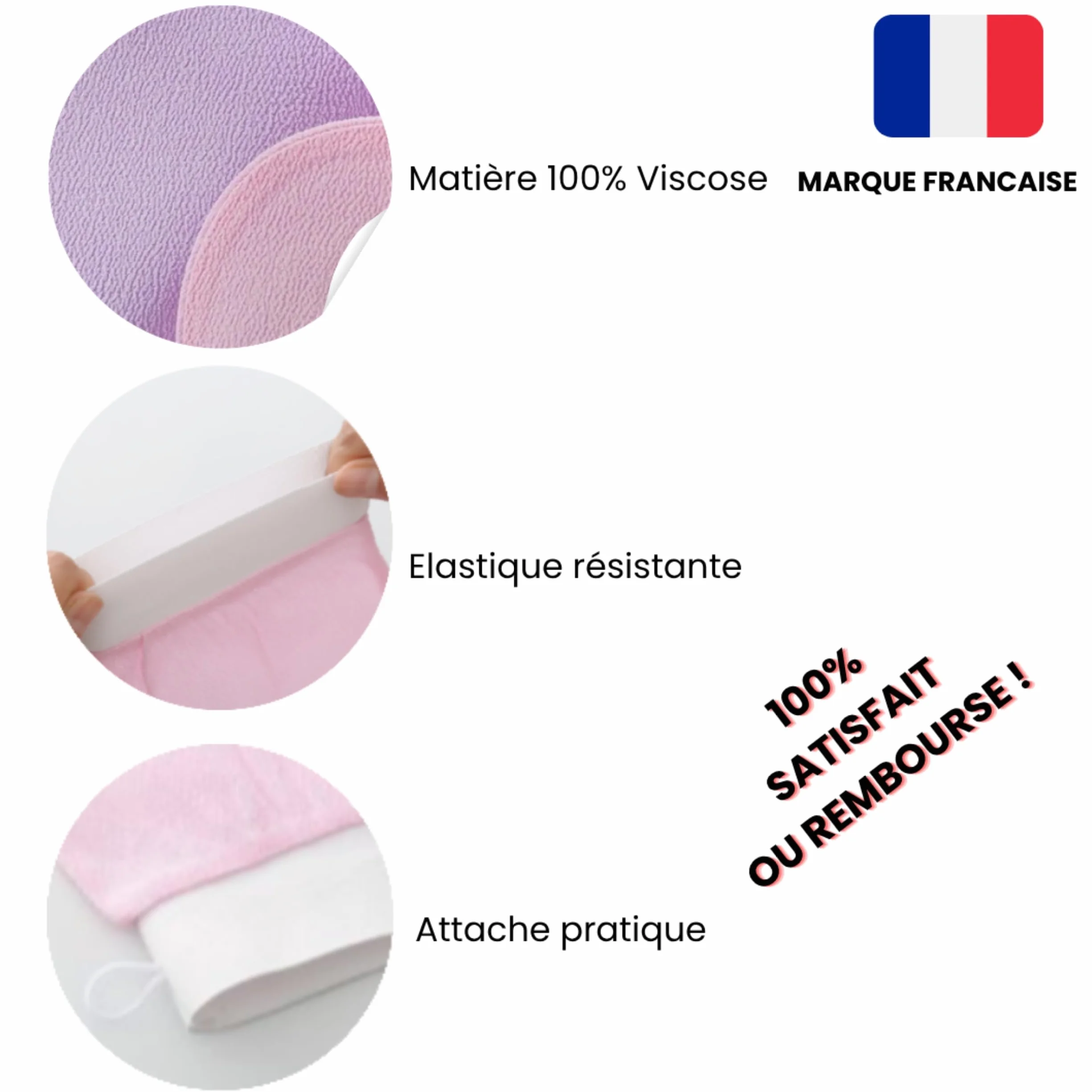 Gants Exfoliants Visage et Corps, Gant de Kessa Crin Viscose Gommage Élimine Cellules Mortes Peau d'Orange