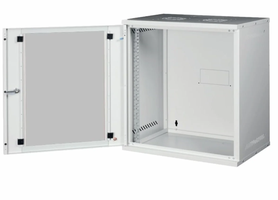 Armoire Rack 19" Mur 7U 19" (L) 542 mm (P) 400 mm Couleur Gris DISSEMBLÉ