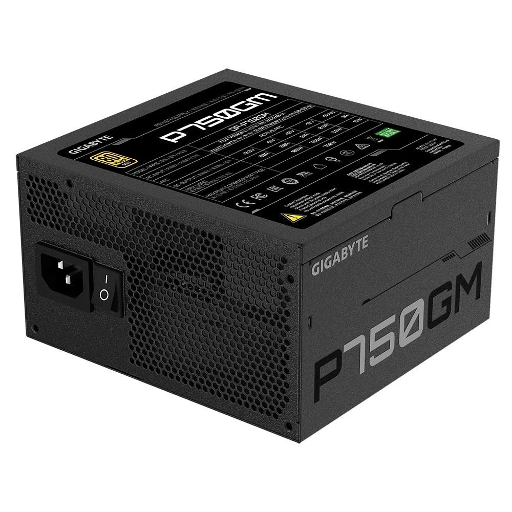 Gigabyte P750GM unité d'alimentation d'énergie 750 W 20+4 pin ATX ATX Noir