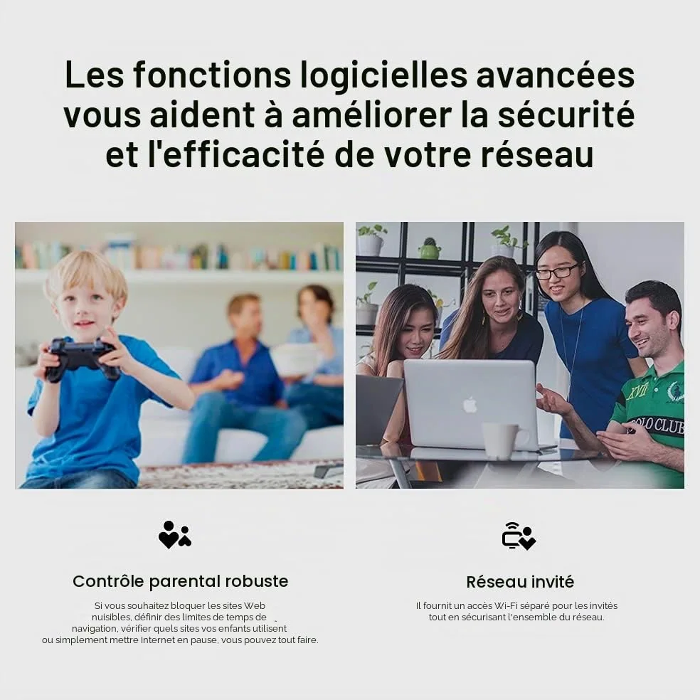 TP-Link TL-MR100 Routeur sans Fil N 4G LTE 300 Mbps, Prend en Charge jusqu'à 32 appareils, routeur 4G avec Fente SIM, Mode WiFi, contrôle Parental, réseau invité, cryptage pour réseau sécurisé