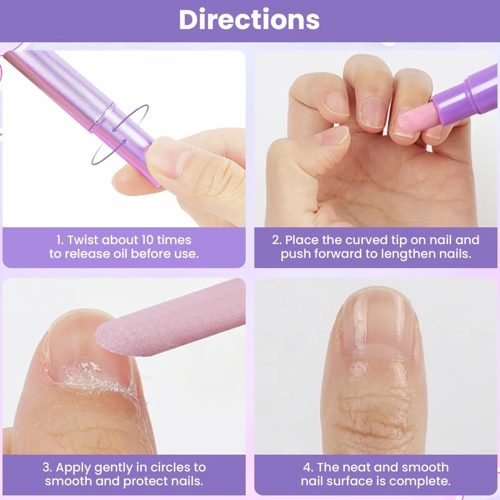 LOPHE Stylo Huile Cuticules 3 en 1, Soin des Ongles avec Pointe en Céramique, 2.5 ml