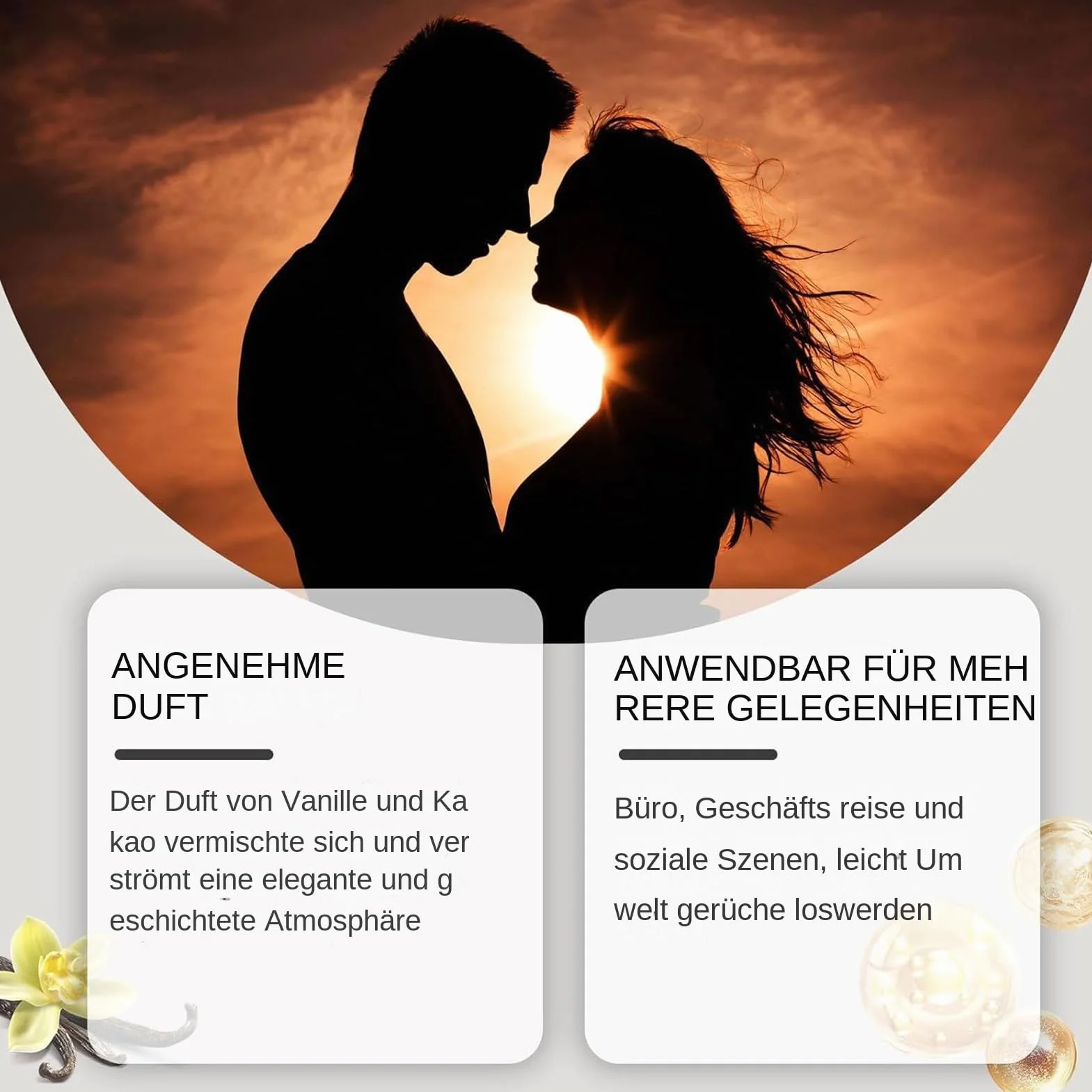 Parfum de soin des cheveux traitant nourrissant hydratant pour cheveux secs, doux et lisse usage quotidien