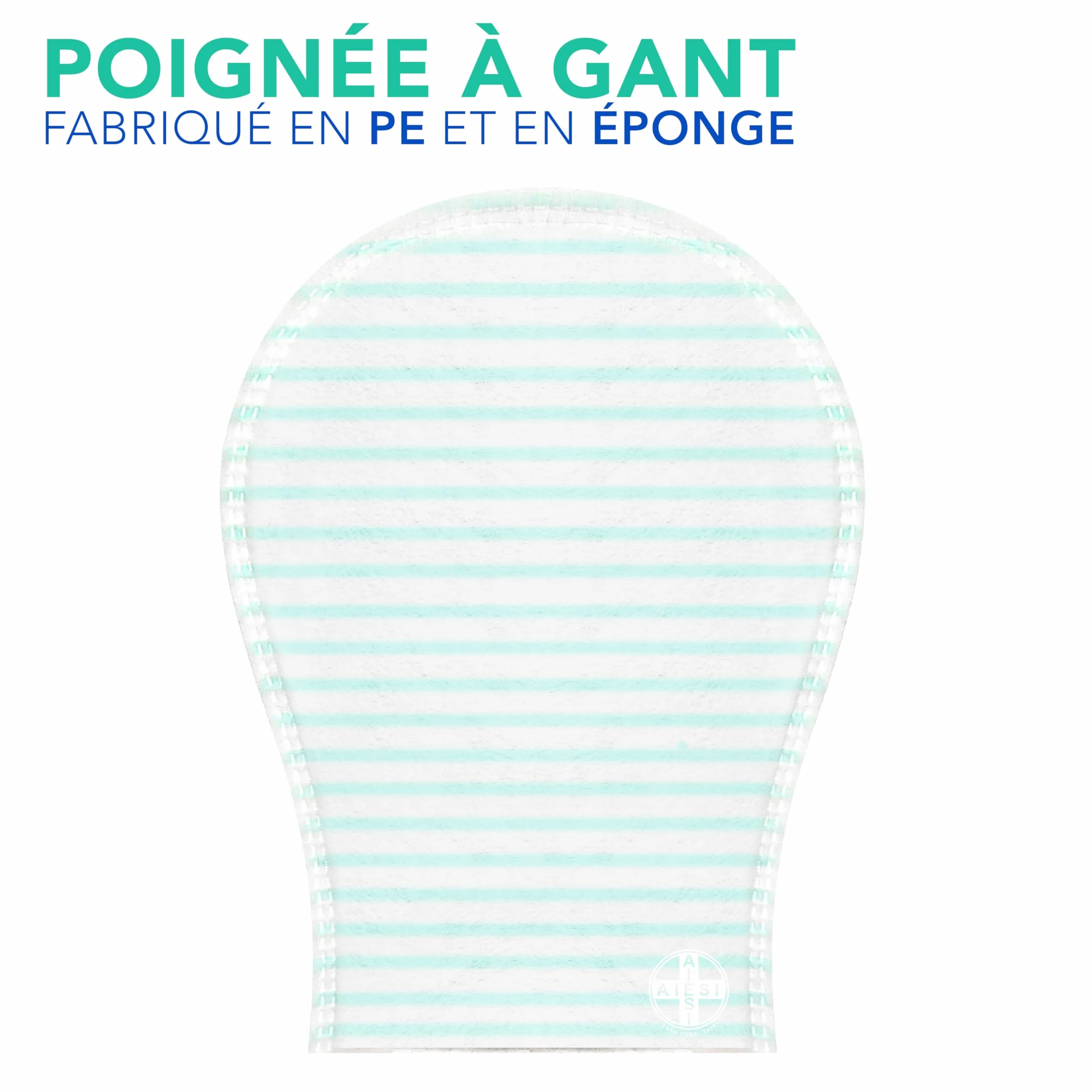 Gants de toilette jetables avec savon imperméable éponge douce Paquet de 100 pièces