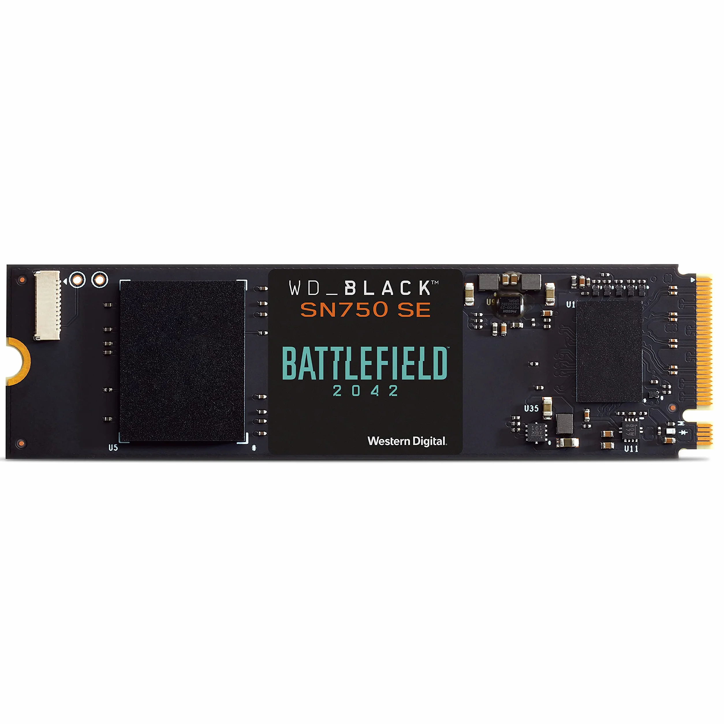 WD_BLACK SN750 SE 1TB M.2 2280 PCIe Gen4 NVMe Gaming SSD - Battlefield 2042 PC Game Code Bundle up to 3600 MB/s read speed