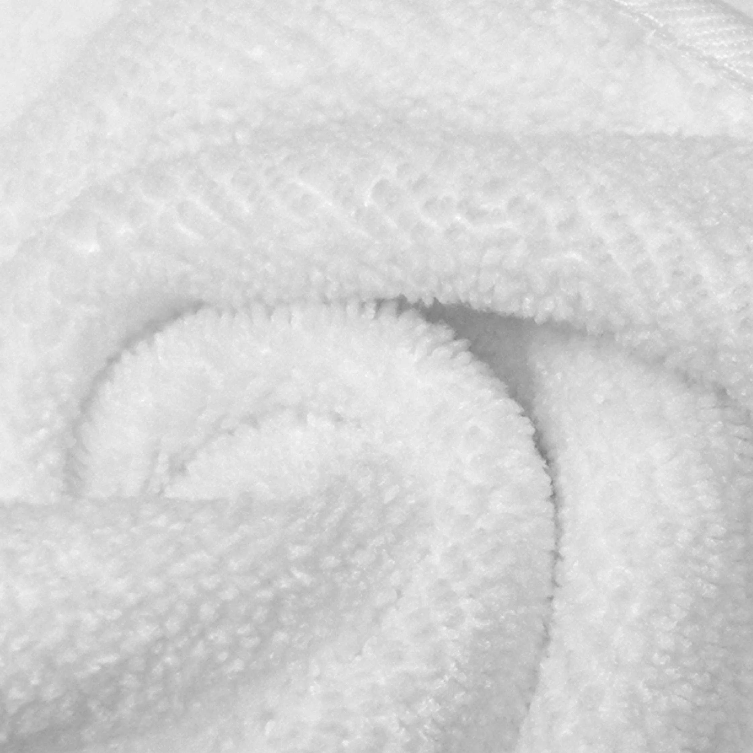Serviettes démaquillantes microfibres 20x20 cm hypoallergéniques rose blanc Polyte