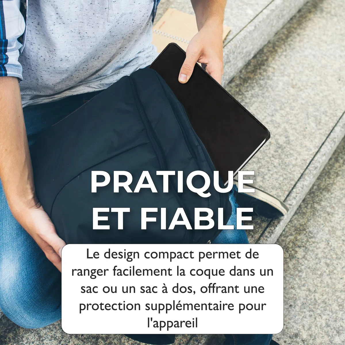 Housse en Cuir pour MacBook Air 13 Pouces (2018, 2019, 2020 - Intel, M1 / 2022, 2024, 2025 - M2, M3, M4) et pour MacBook Pro 13" (2016, 2017, 2018, 2019, 2020 - Intel, M1 / 2022 - M2) (Noir)