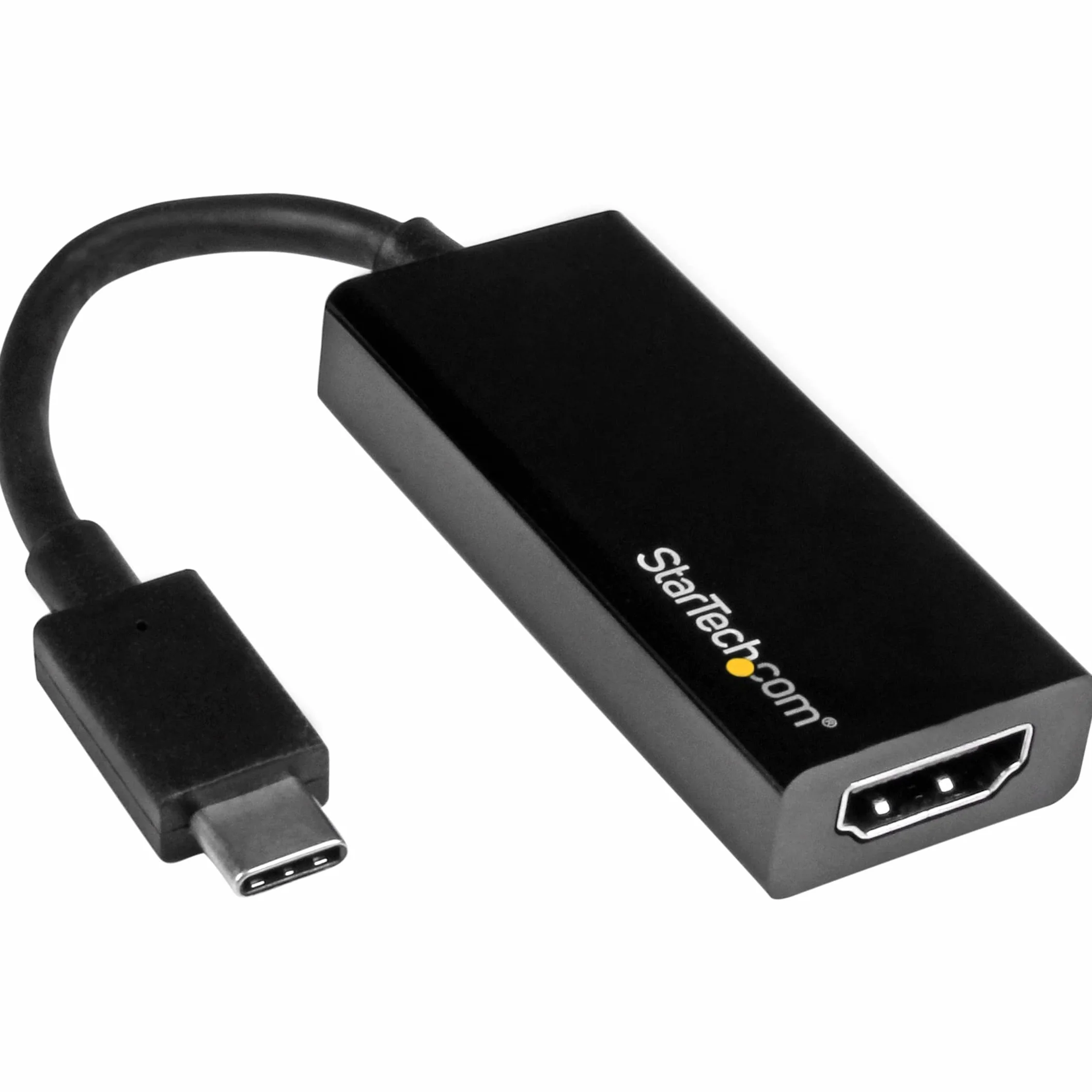 StarTech.com Convertisseur Vidéo USB-C vers HDMI 4K 30Hz Compatible Thunderbolt 3 USB 3.1 Type-C Noir