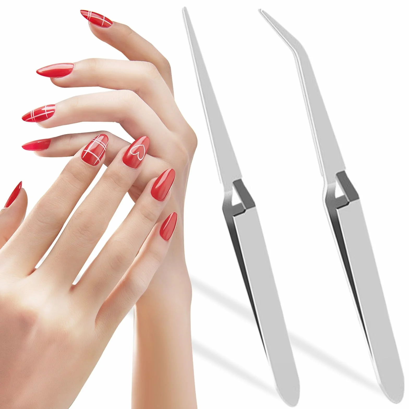 Pince à Pincher pour Ongle, Acier Inox, Multi-usage, Outils à Ongles