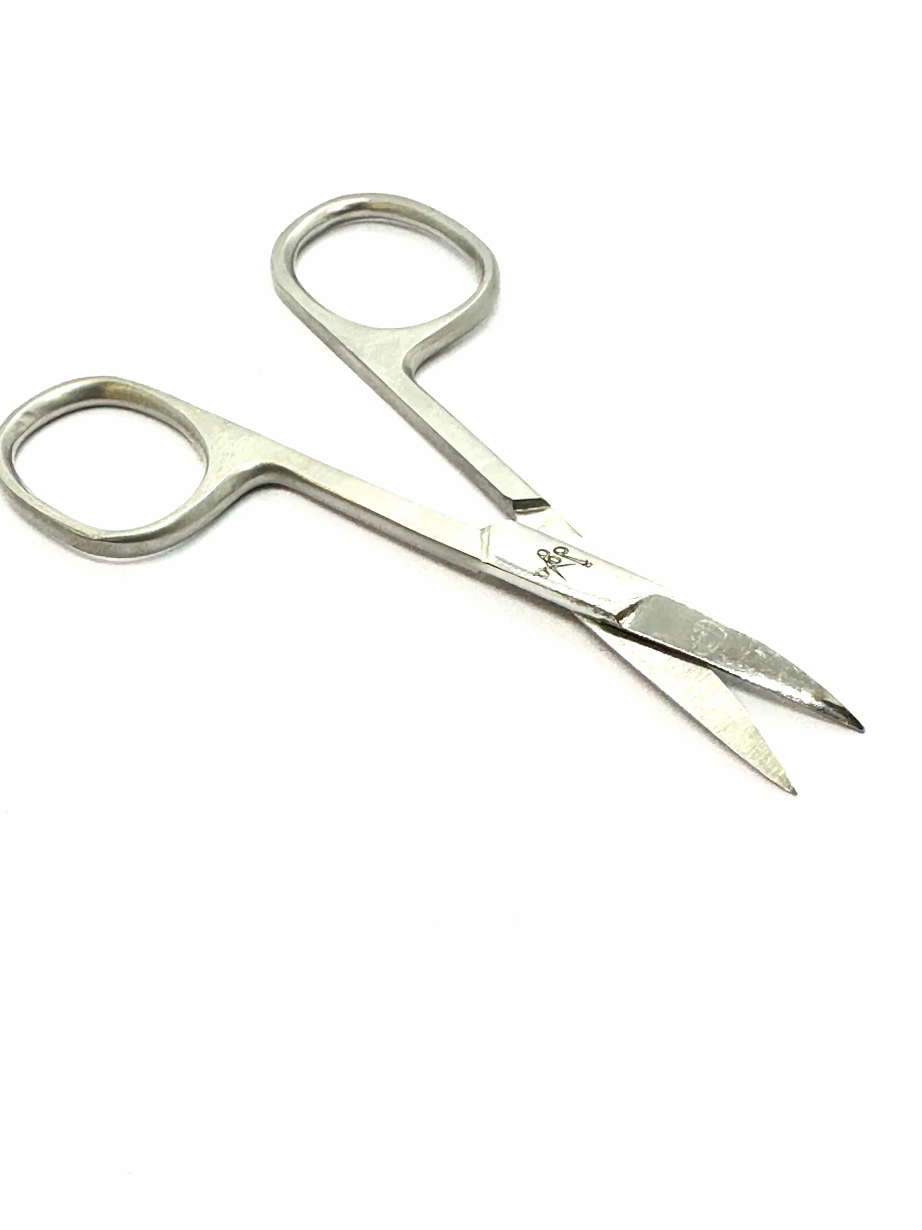 JOYA Ciseaux professionnels pour ongles acier inoxydable courbe extra tranchante petite taille