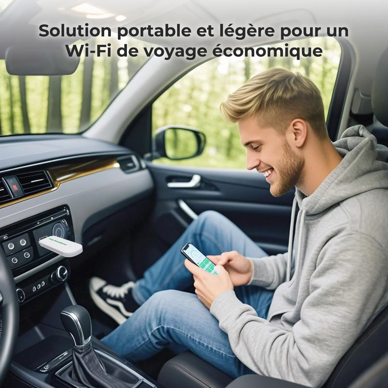 Clé Internet mobile 4G LTE WiFi 6, 150 Mbit/s, dongle USB WLAN hotspot pour ordinateur portable/PC