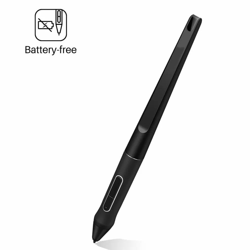Stylo Plume Huion PW517 compatible Kamvas 13, Pro 24, 22, 22 Plus - 8192 Niveaux de Pression Sans Batterie