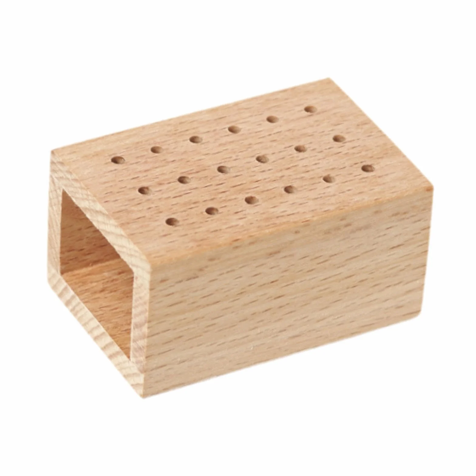 Organisateur d'embouts à ongles en bois, porte-outils manucure, boîte de rangement