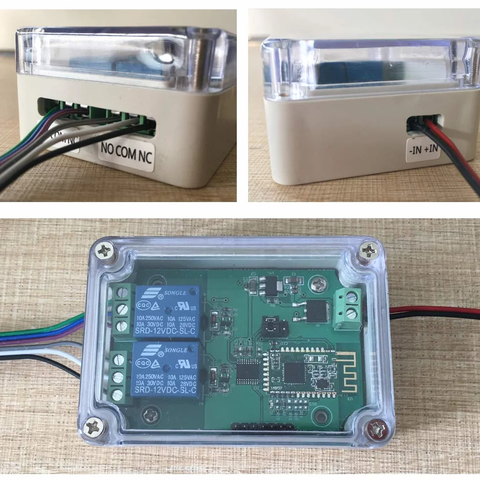 DSD TECH Module relais Bluetooth 4.0 BLE 2 canaux 12 V pour iPhone Android