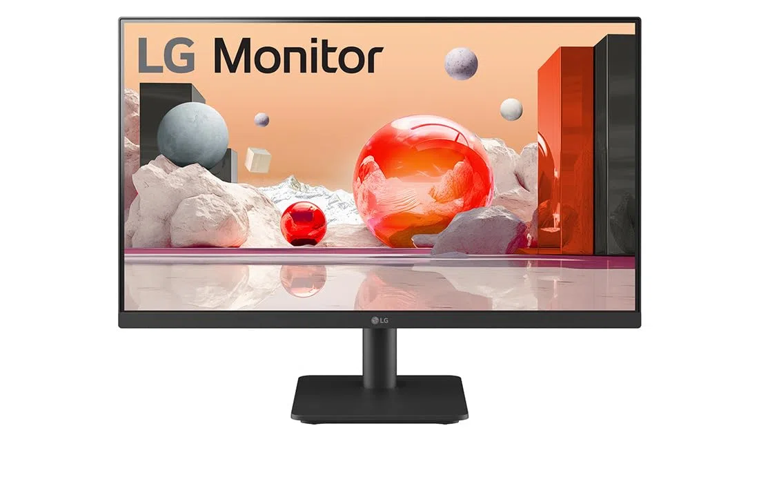LG Standard 24MS500-B.AEU Ecran PC bureautique 24" - Dalle IPS résolution FHD (1920x1080), 5ms GtG 100Hz, NTSC 72% (CIE1931)