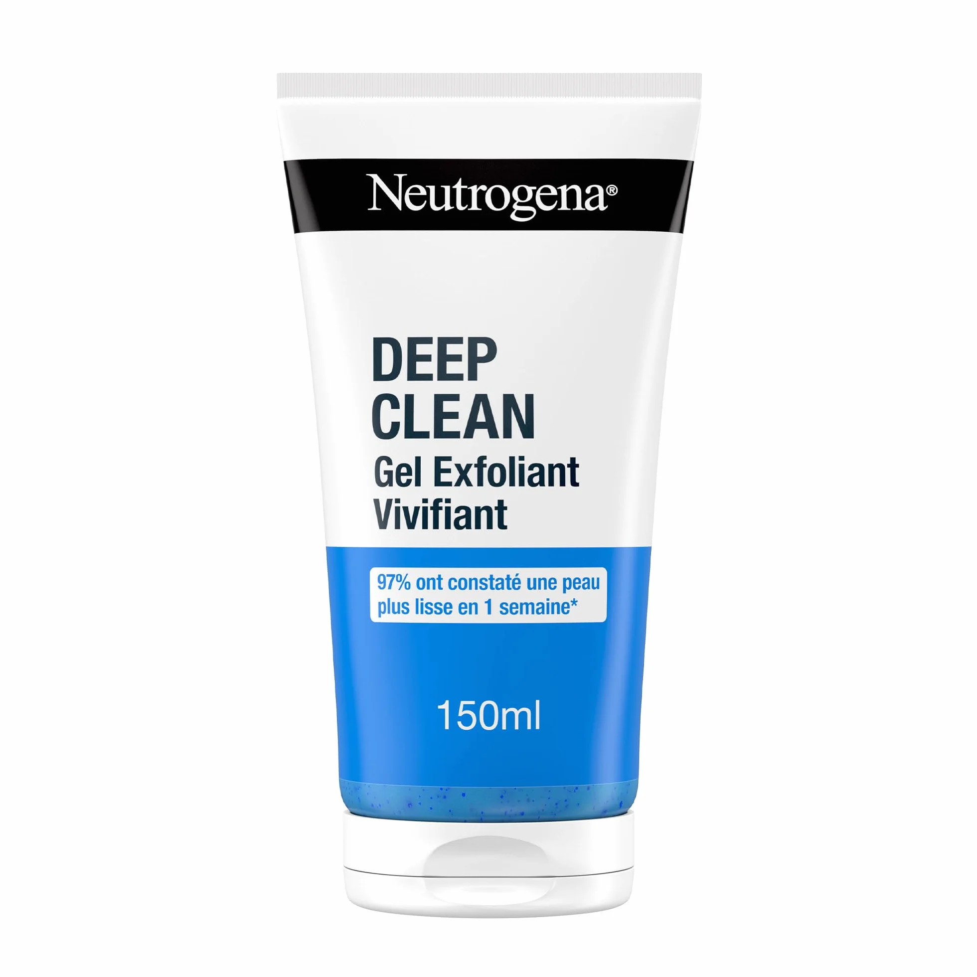 Neutrogena Gel Exfoliant Vivifiant 150 ml Nettoyant Visage Peau Plus Lisse