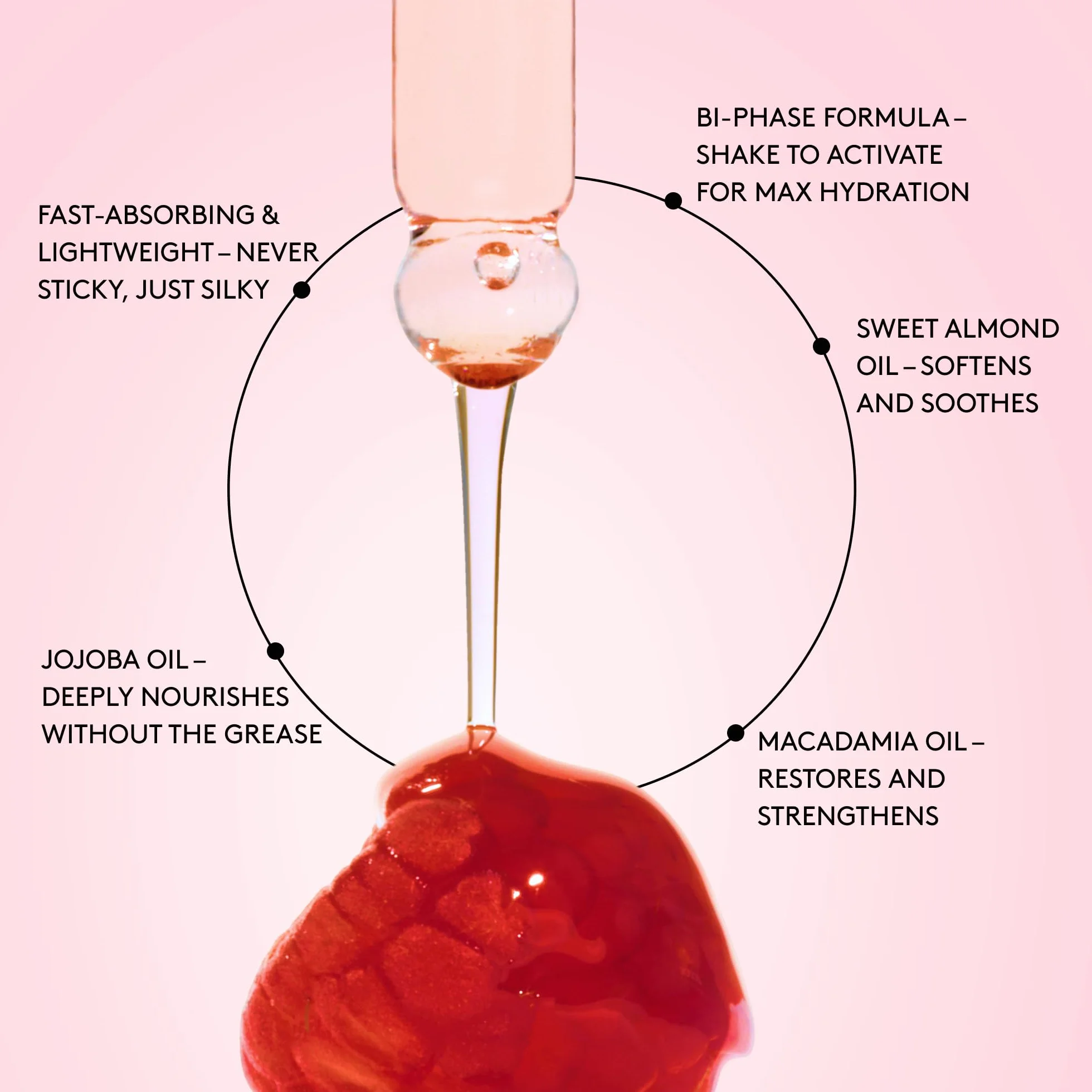 Mylee Huile pour Cuticules Raspberry Ripple 10 ml – Biphasée Nourrissante Hydrate et Répare les Ongles – Végan