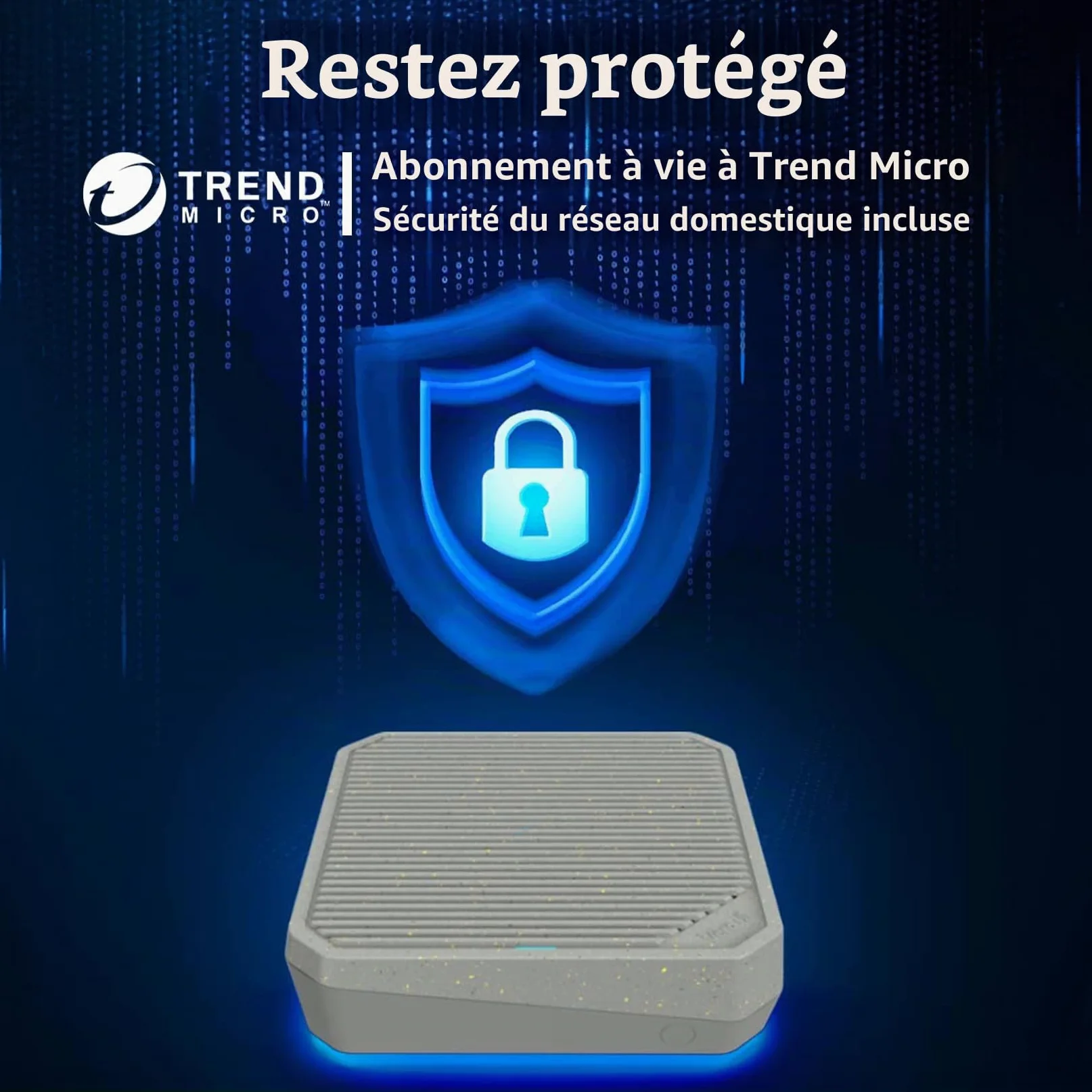 Routeur WiFi Acer Connect Vero W6m, WiFi 6E Jusqu'à 7.8 Gbps, Fabrication en Plastique recyclé PCR, Système Mesh