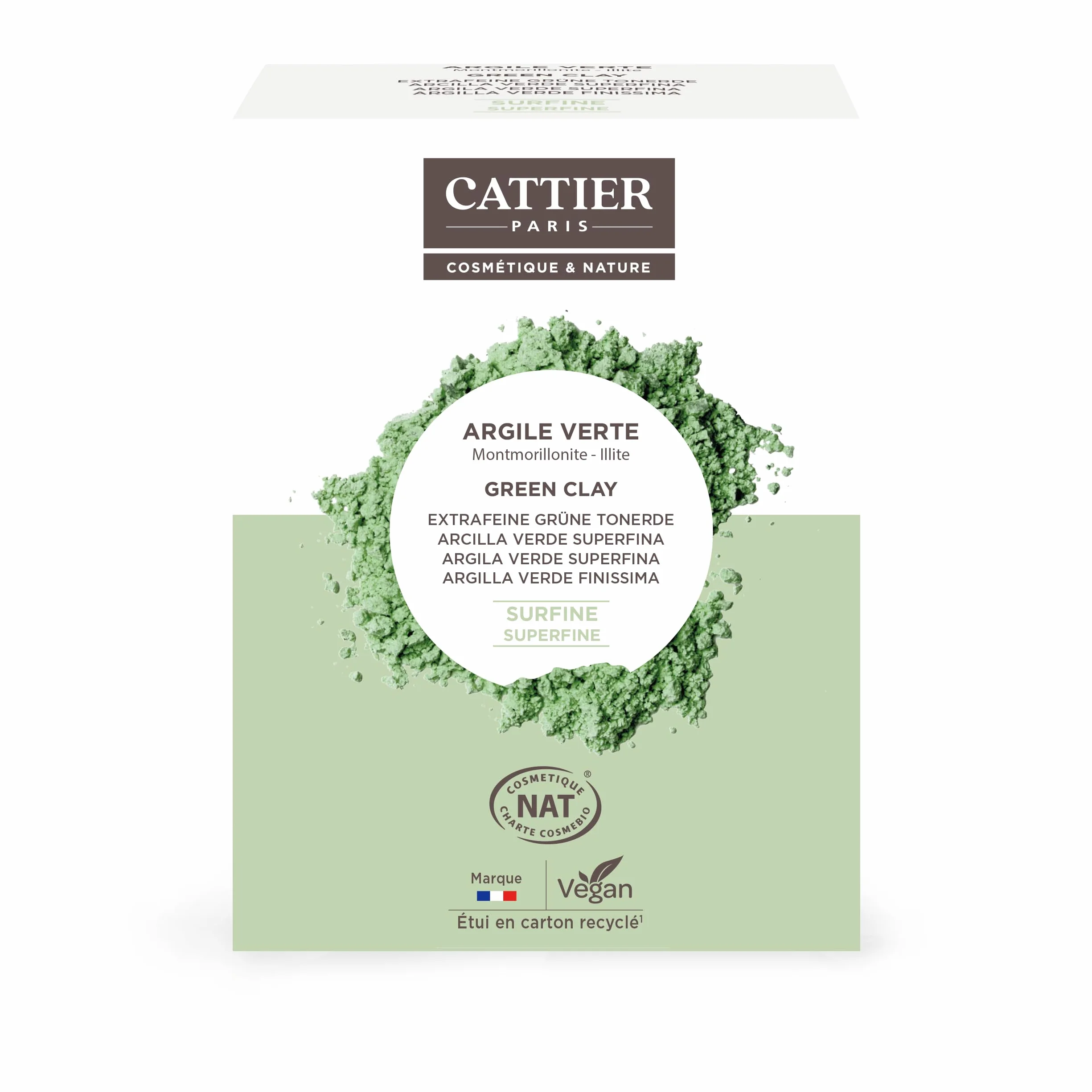 Cattier Argile Verte Surfine 750g