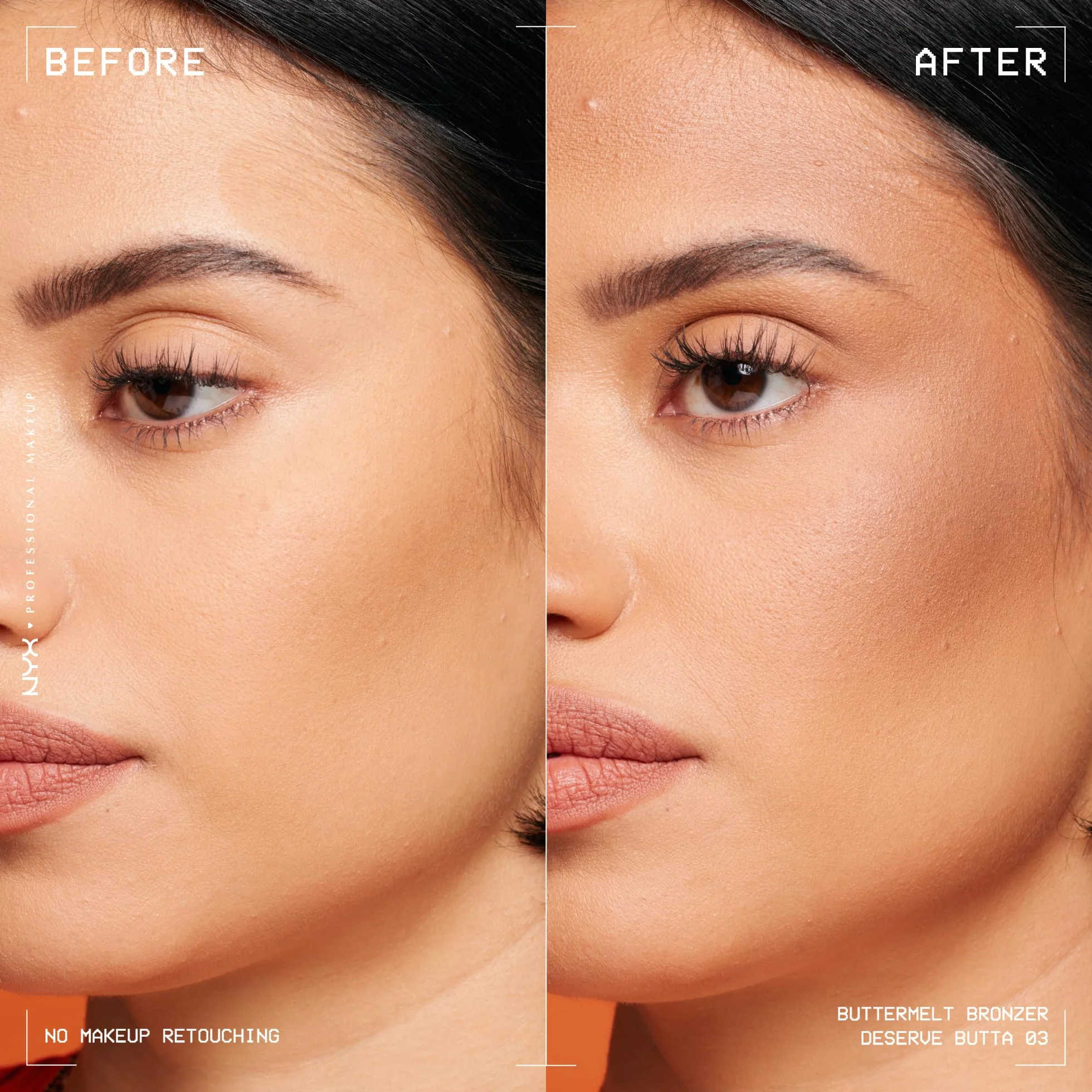NYX PROFESSIONAL MAKEUP Buttermelt Bronzer Crème Corps et Visage Teinte Desserve Butta