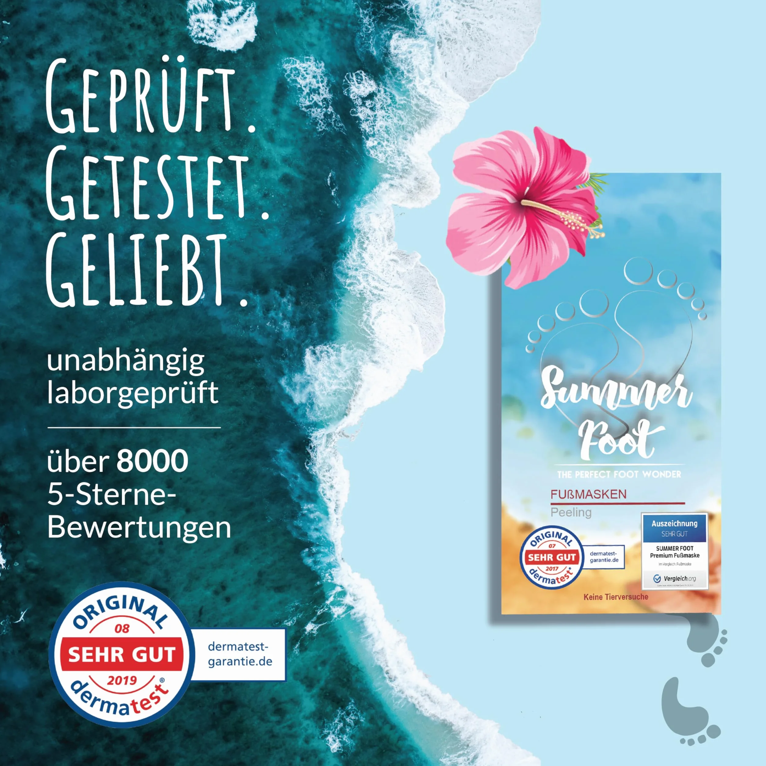 Chaussettes anti-callosités premium 2 paires - Masque pour callosités - Soins des pieds efficaces