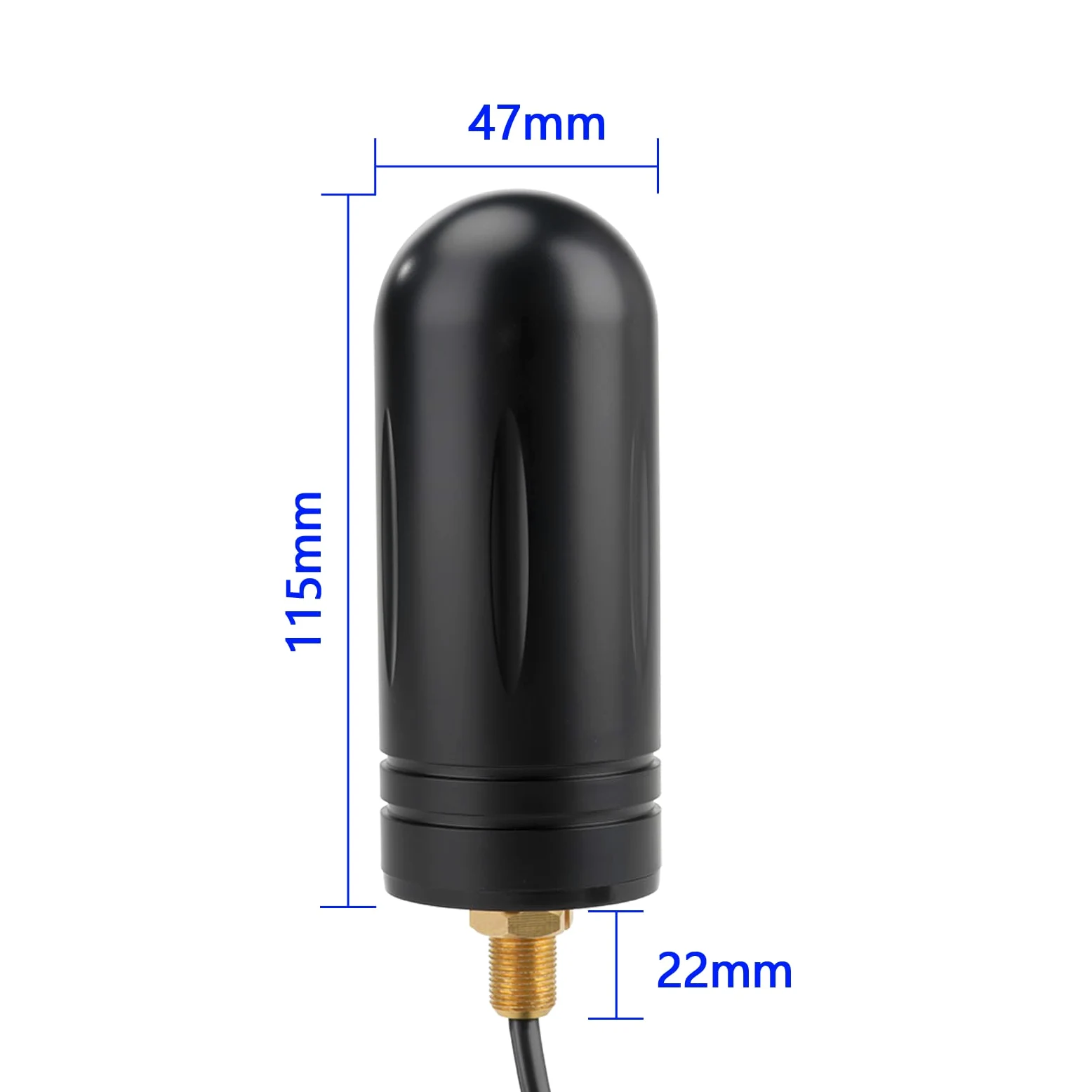 Bingfu Antenne SMA 5G 4G 600-6000 MHz SMA à montage mural extérieur Antennes cellulaires LTE 7 dBi avec câble RG58 de 3 m compatible avec Trail Hunting Wildlife Game Cam Router Gateways Caméra de
