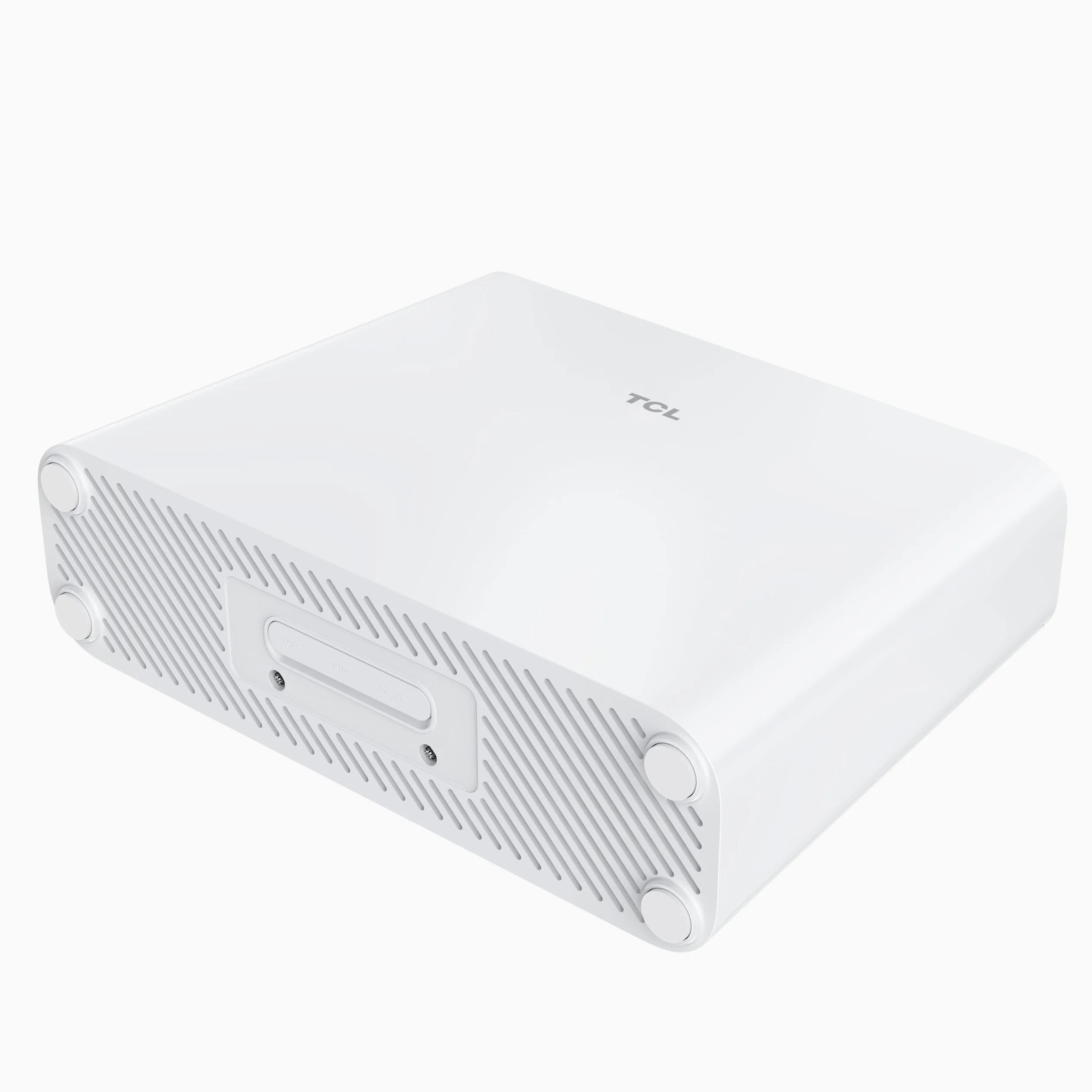TCL LinkHub - Routeur Ultra Rapide HH512 5G, Double Bande, Prise en Charge de la Carte SIM, WiFi 6E, Hotspot jusqu'à 32 utilisateurs, Blanc