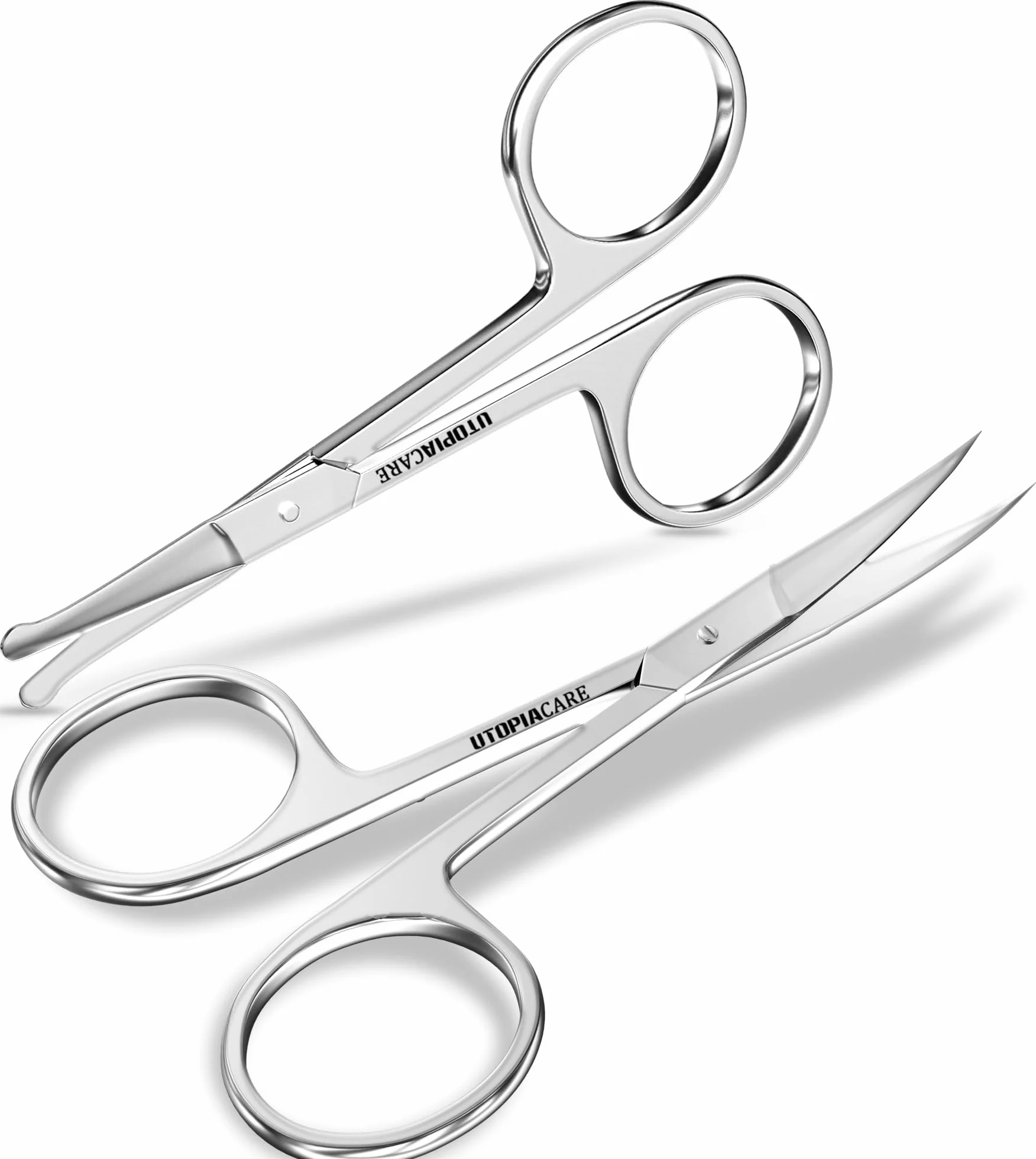 Utopia Care Lot de 2 ciseaux à cuticules professionnels pour manucure