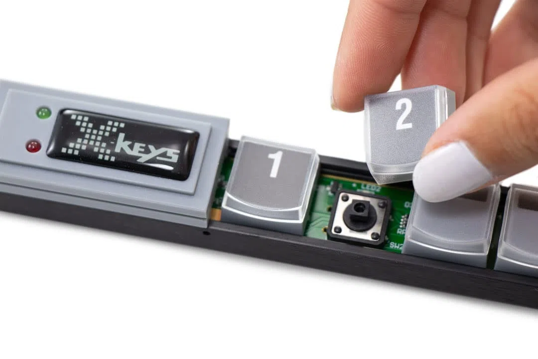 P.I. Engineering USB Keyboard, XK-0981-UCK16-R